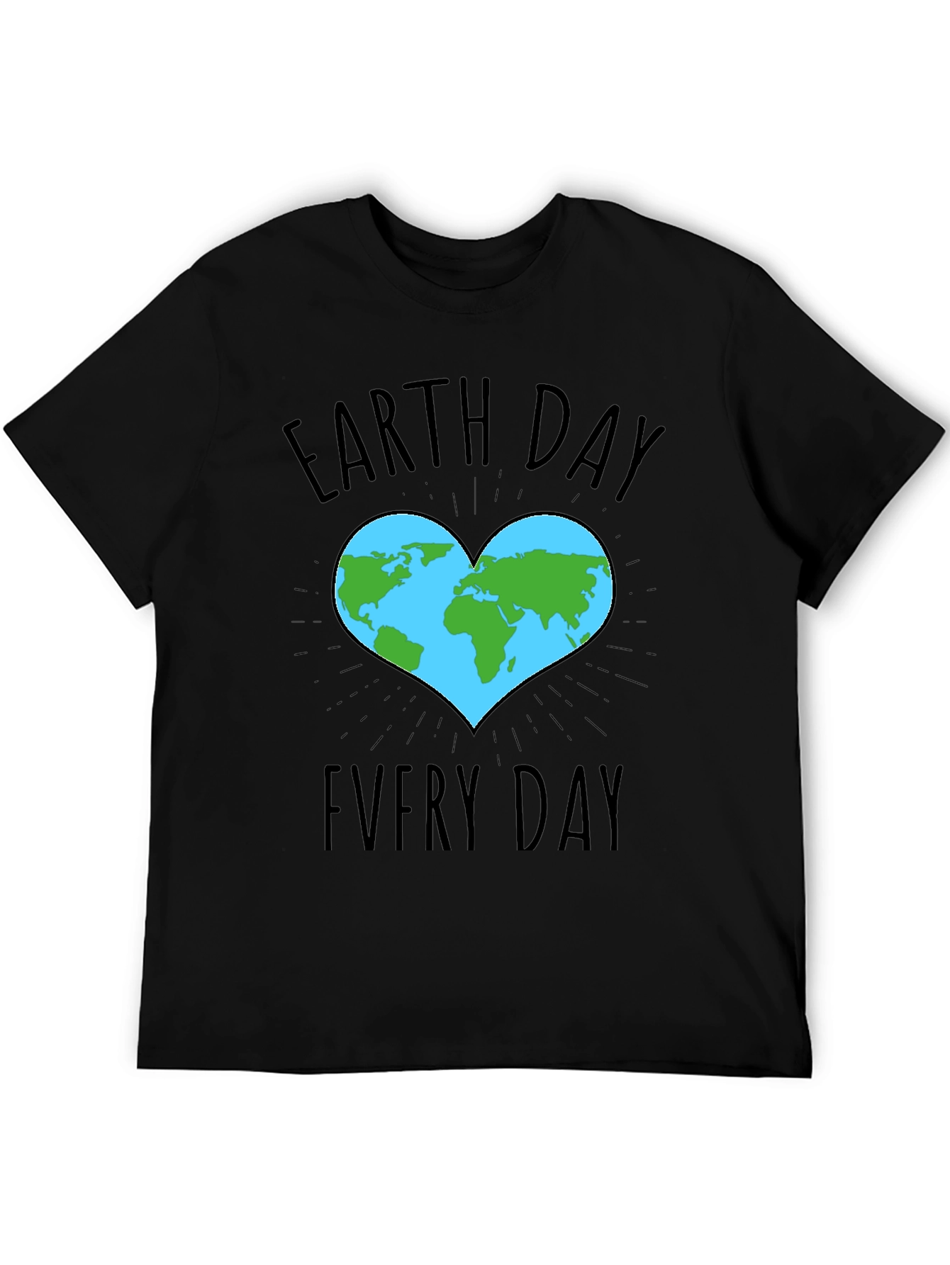 Earth Day Everyday Heart T-Shirt