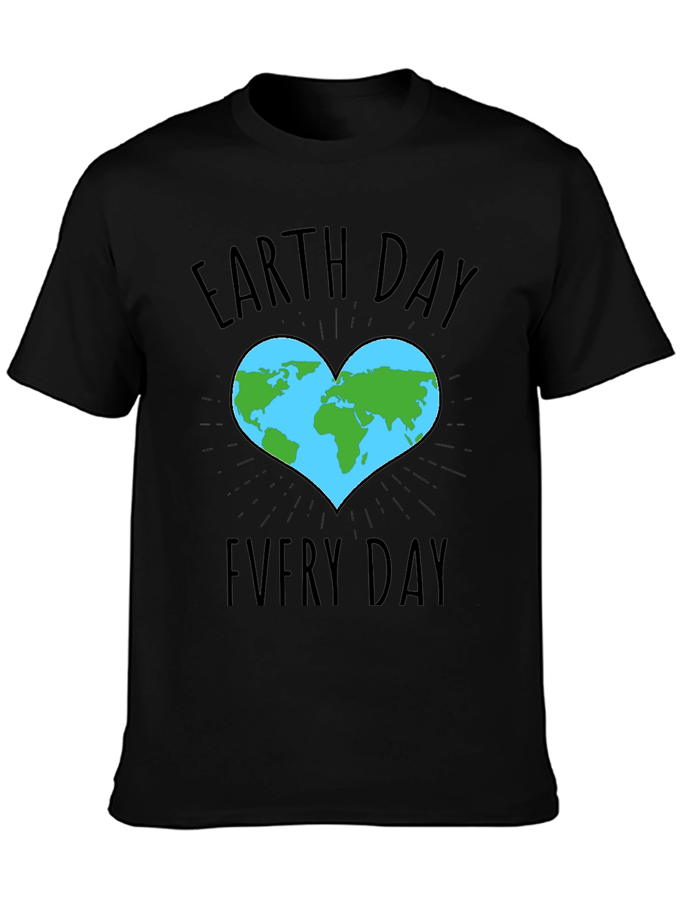 Earth Day Everyday Heart T-Shirt