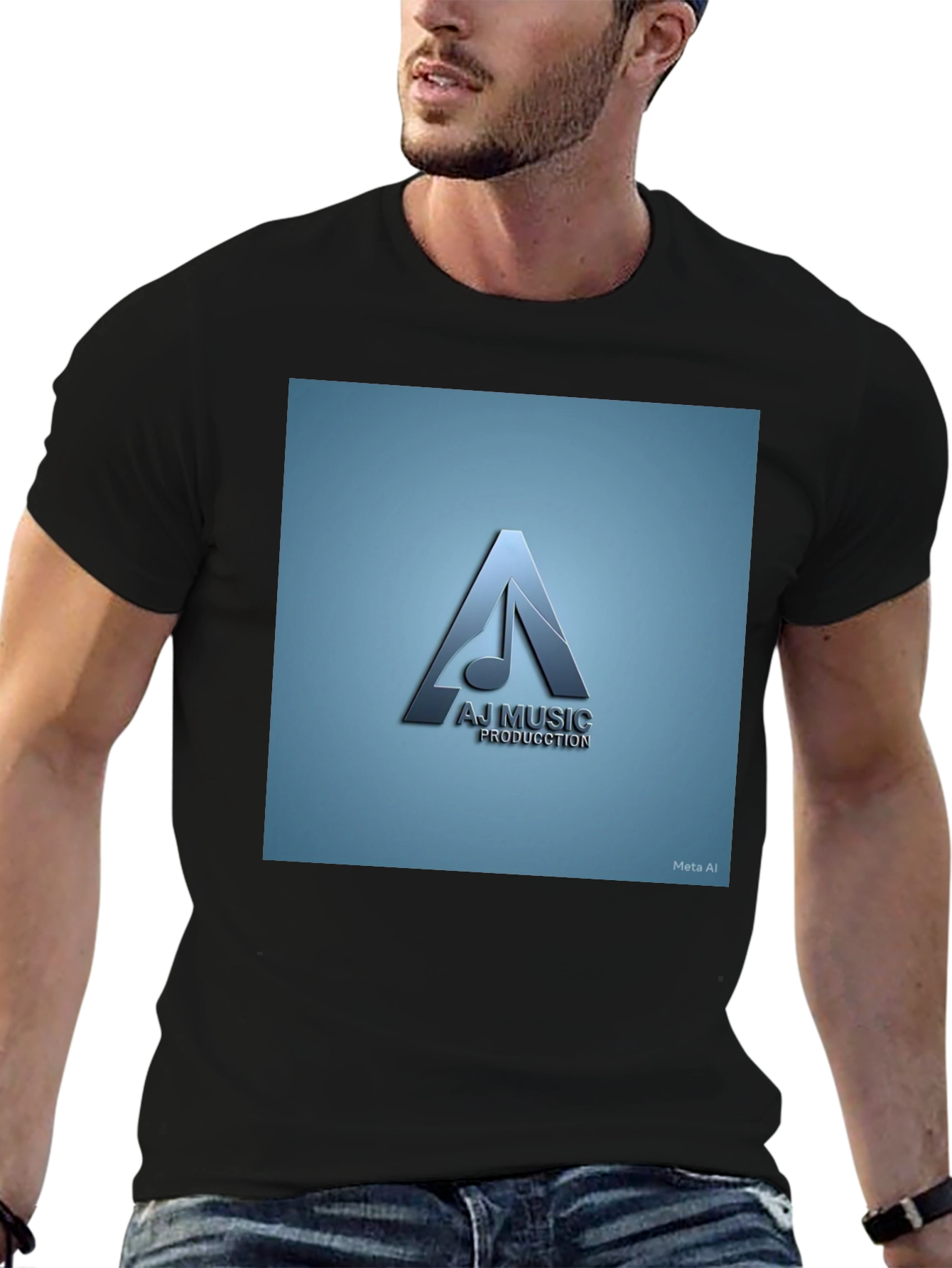 AJ Music Production Black T-Shirt