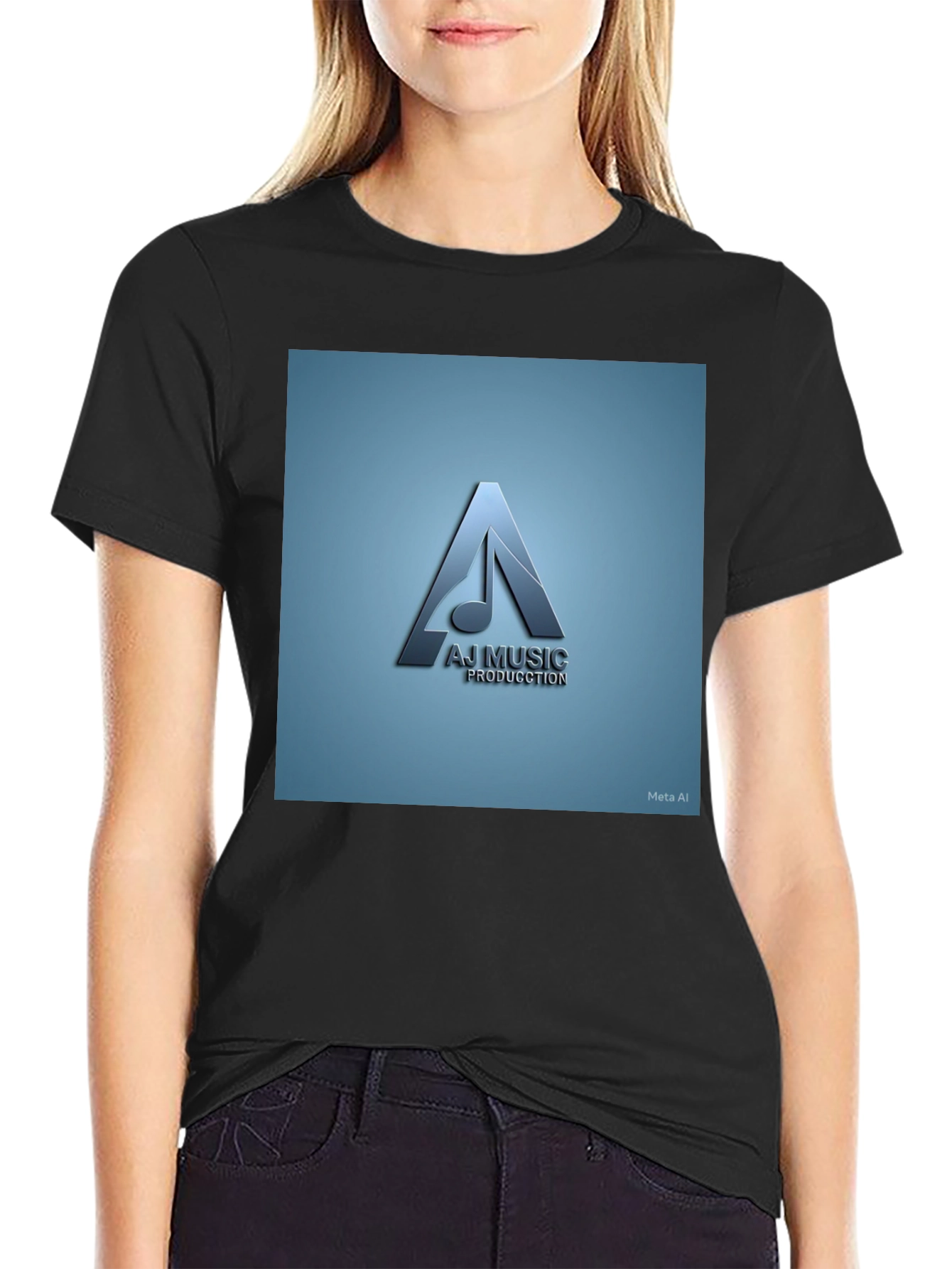 AJ Music Production Black T-Shirt