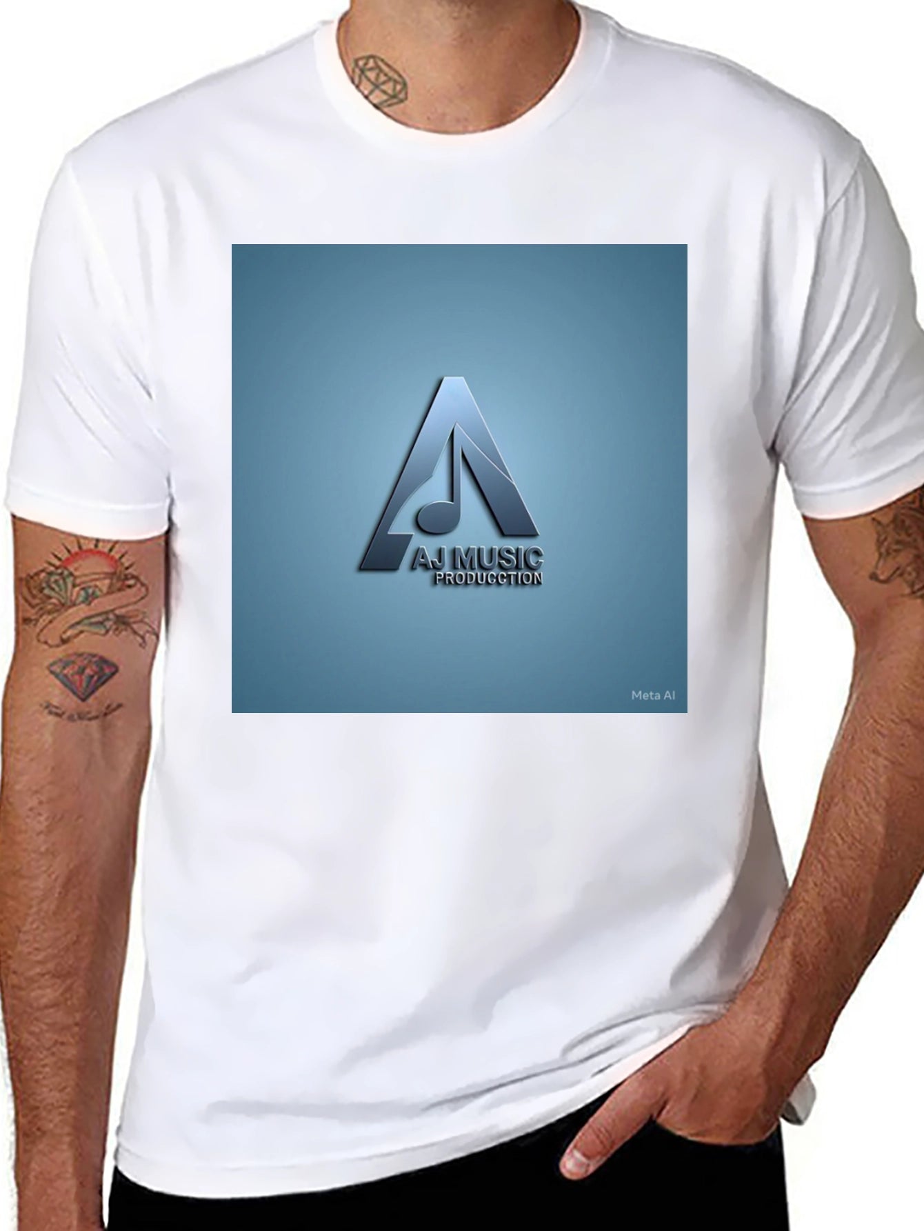 AJ Music Production Black T-Shirt