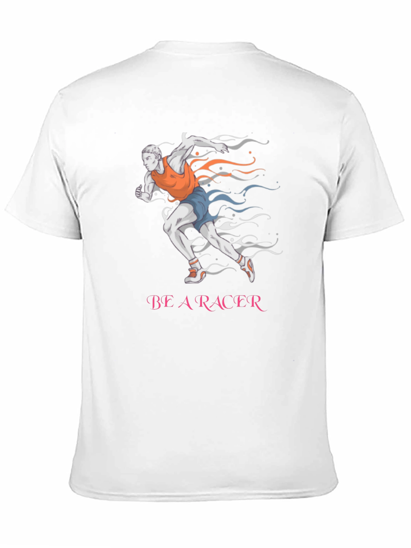 Be A Racer Black Graphic Tee