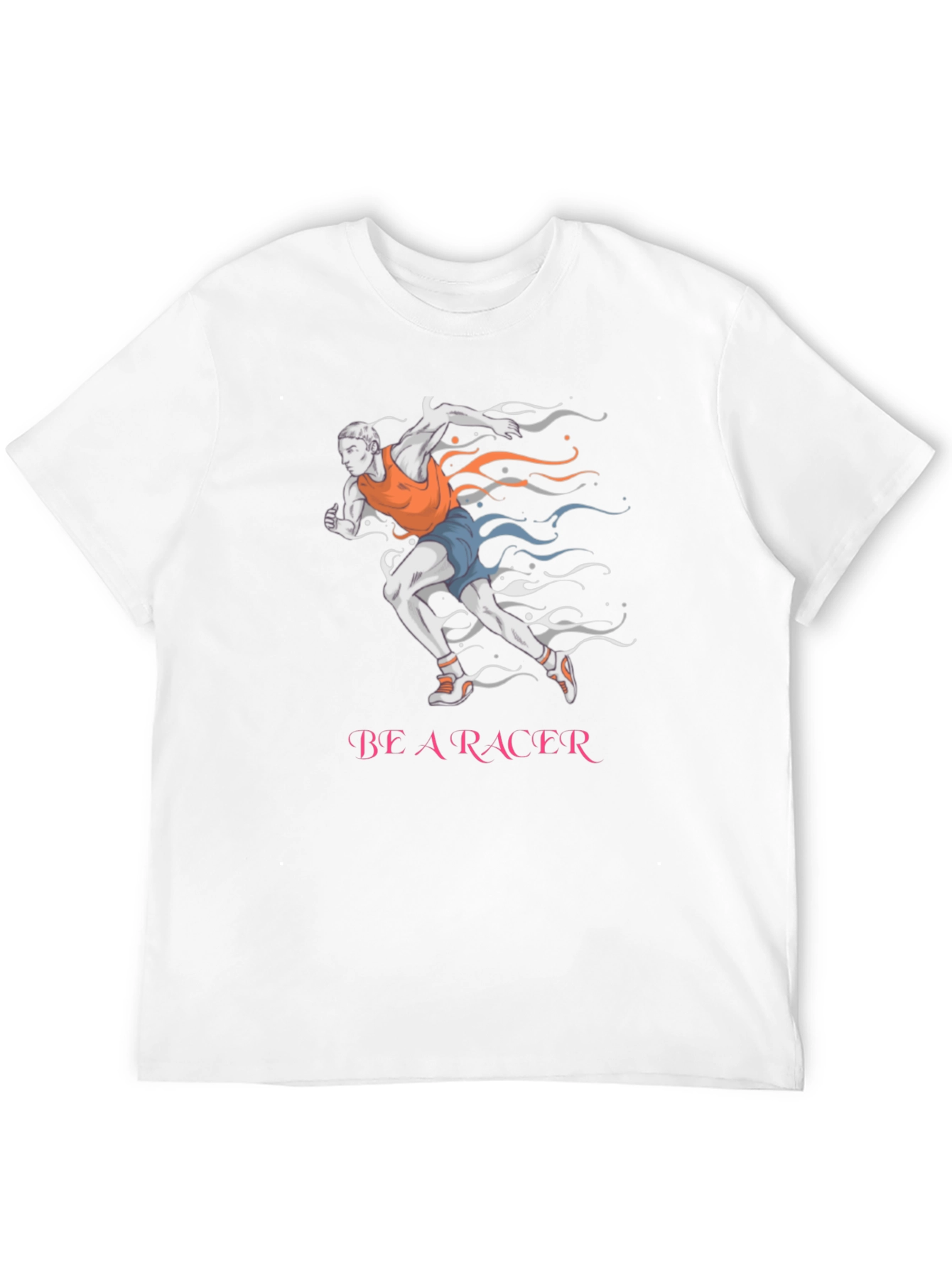 Be A Racer Black Graphic Tee