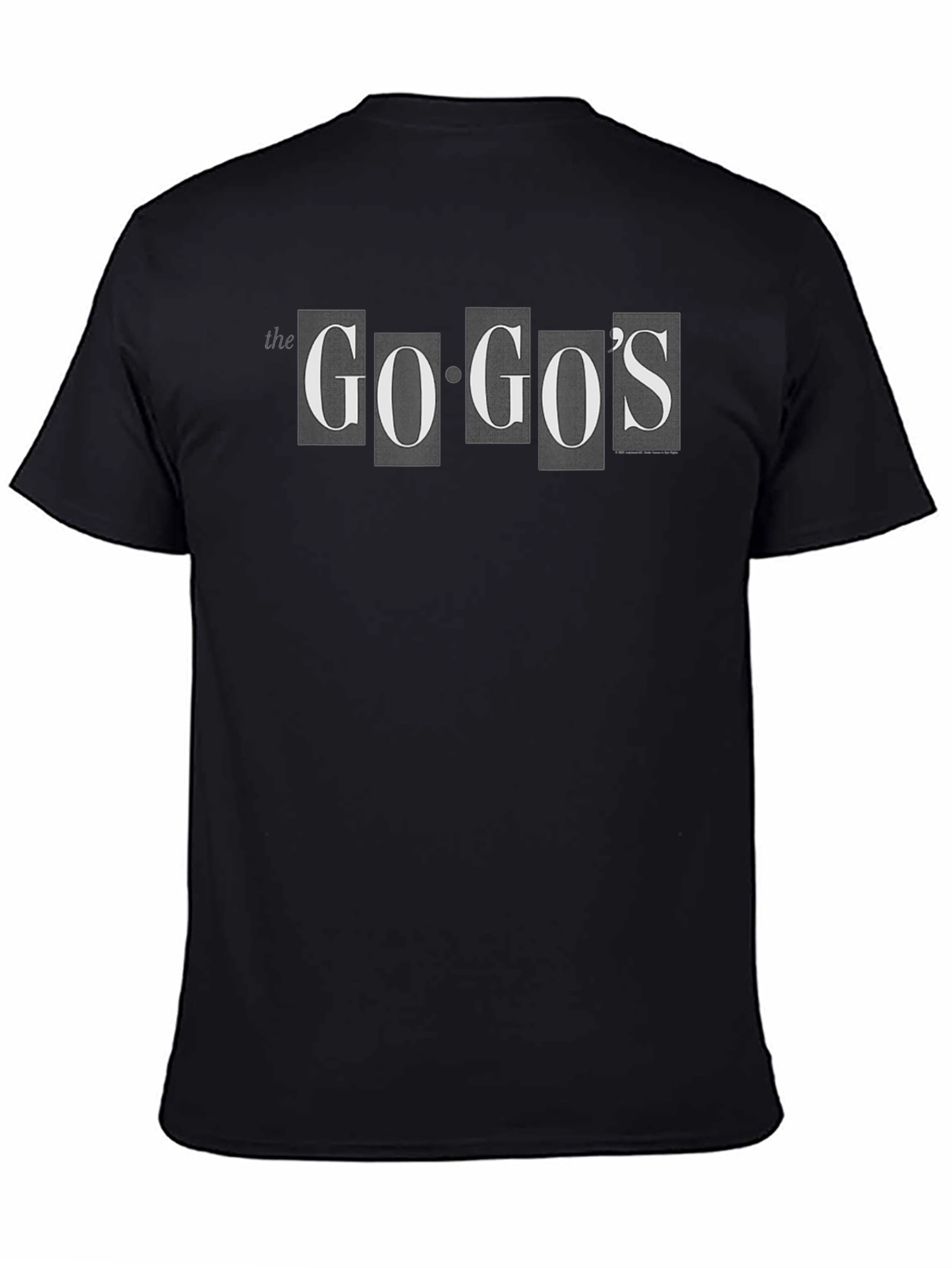 The Go-Gos Retro Band Tee - Black Cotton T-Shirt