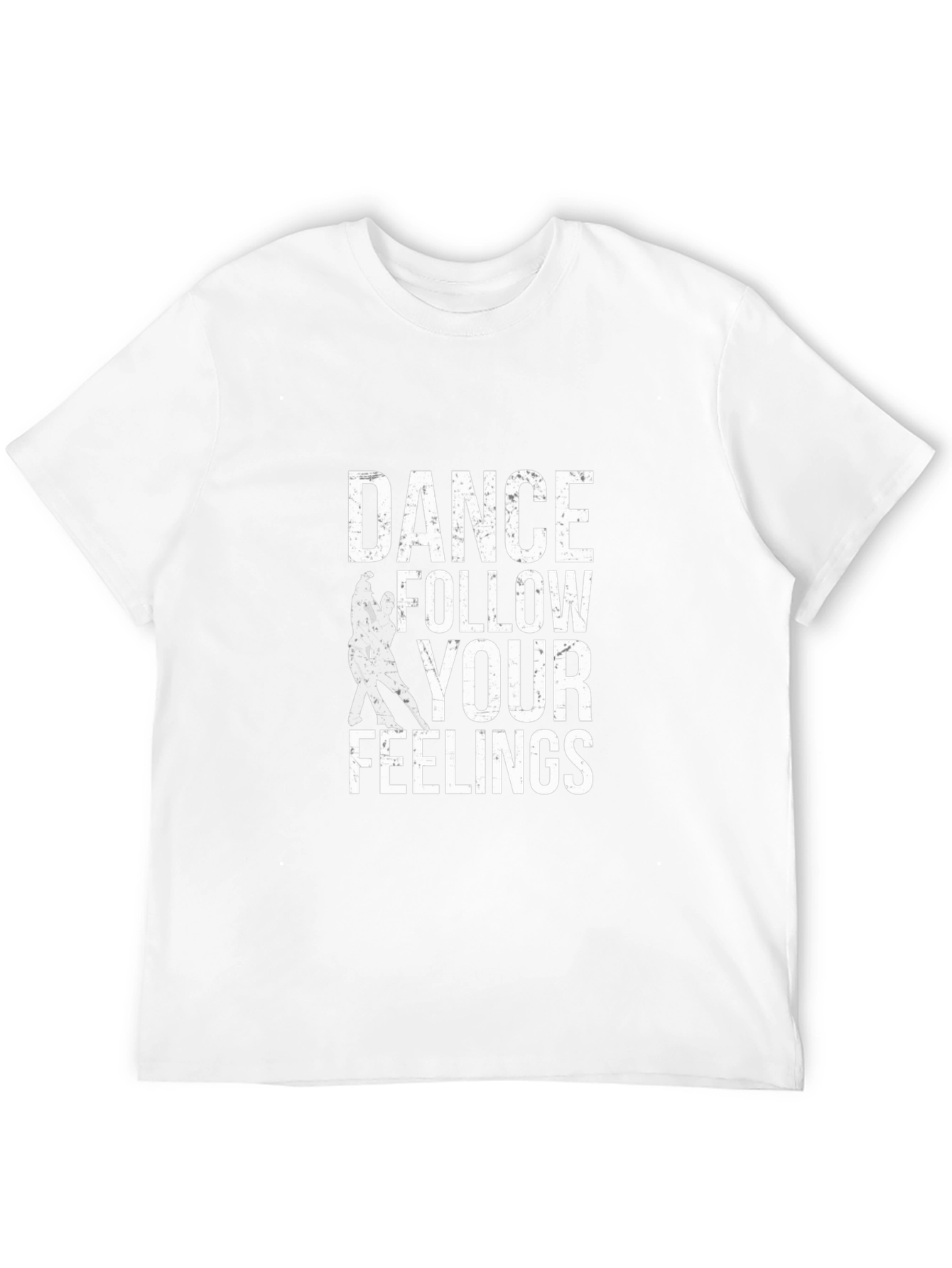 Dance Follow Your Feelings T-Shirt Black Cotton Tee