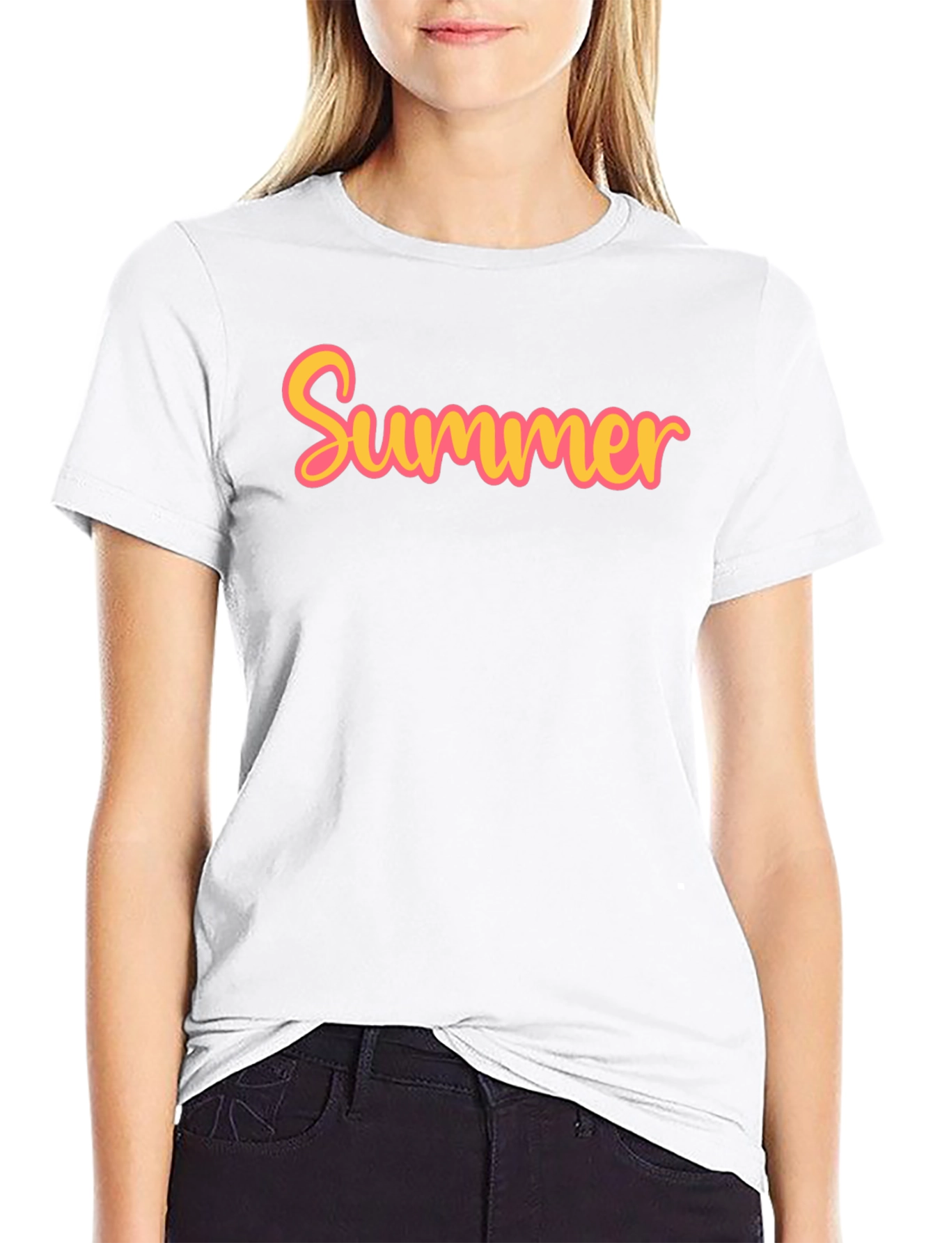 Summer Graphic T-Shirt - Casual Cotton Tee