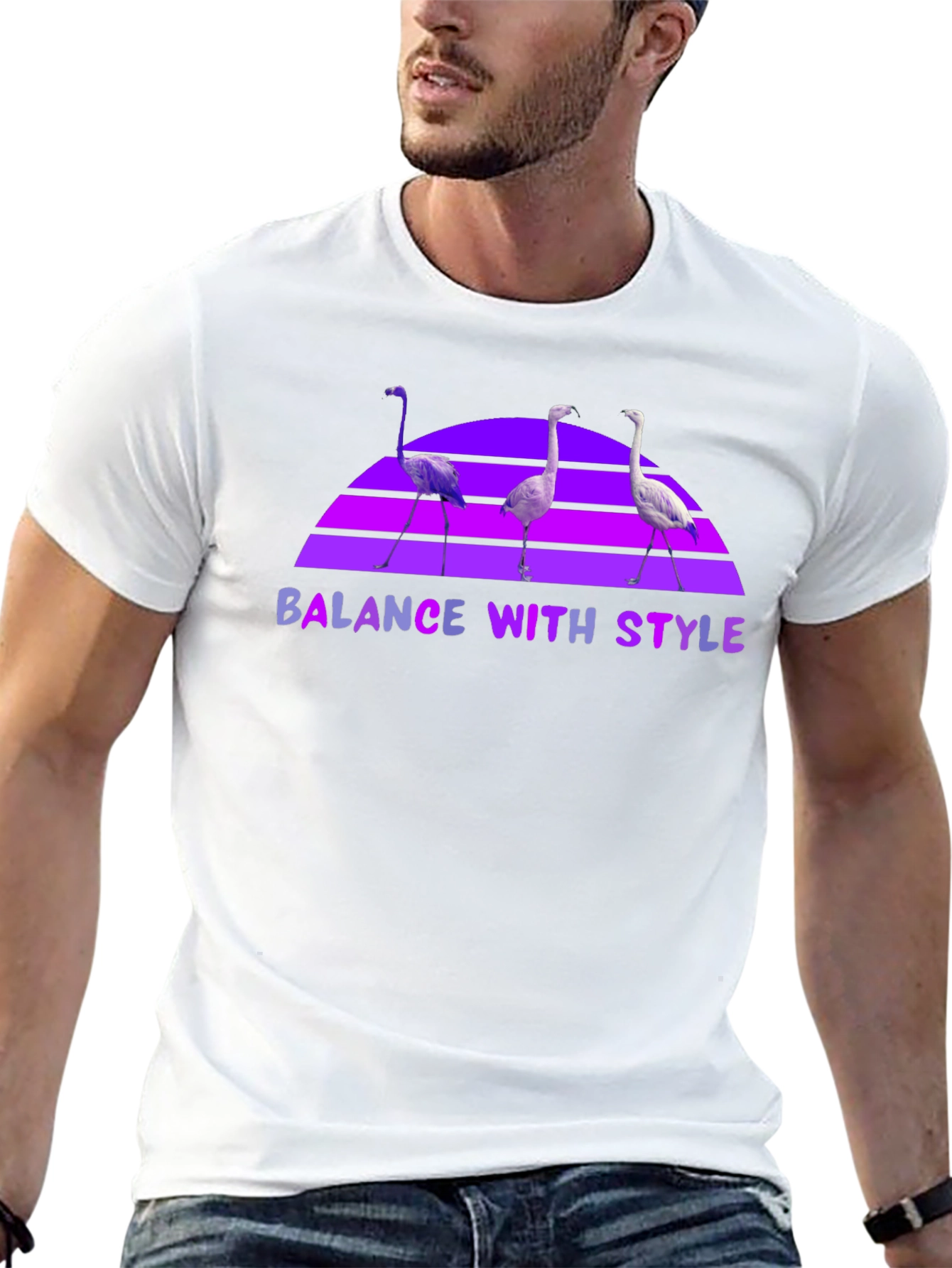 Balance With Style Flamingo T-Shirt