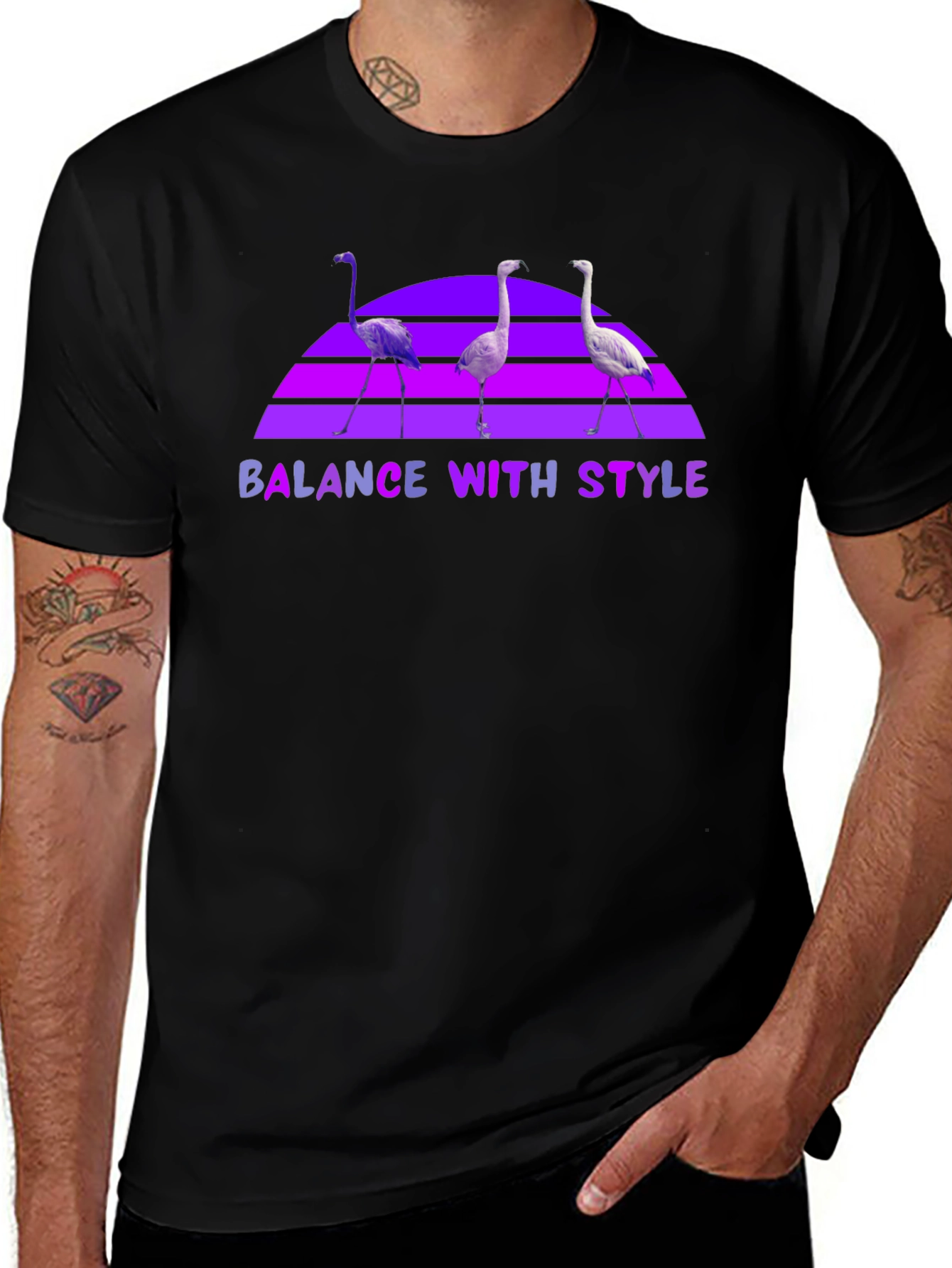 Balance With Style Flamingo T-Shirt