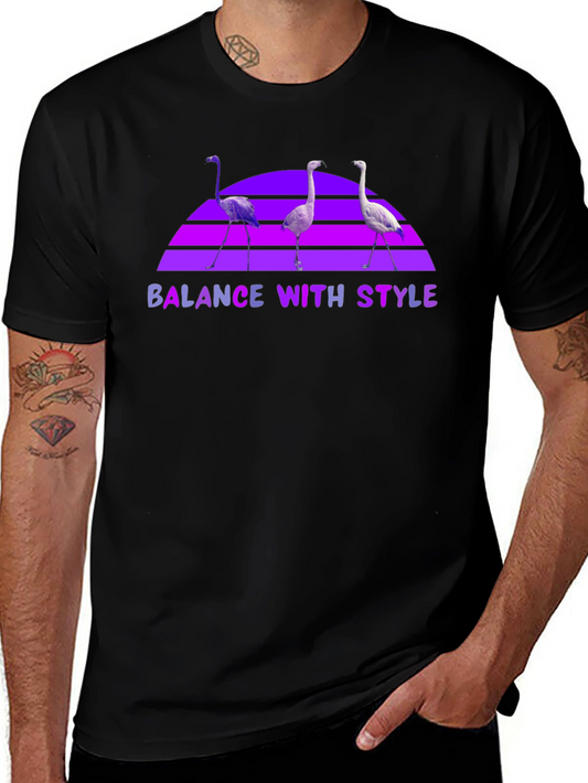 Balance With Style Flamingo T-Shirt