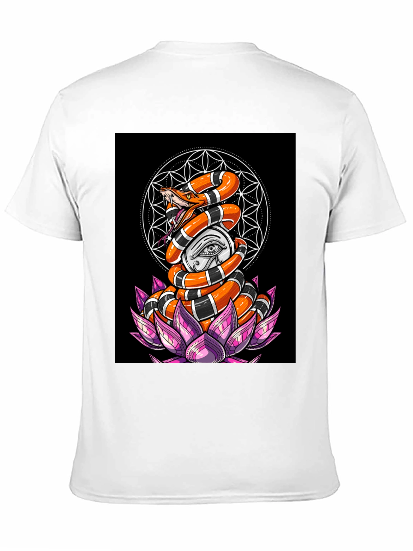 Snake & Eye Graphic Tee - Unique Design