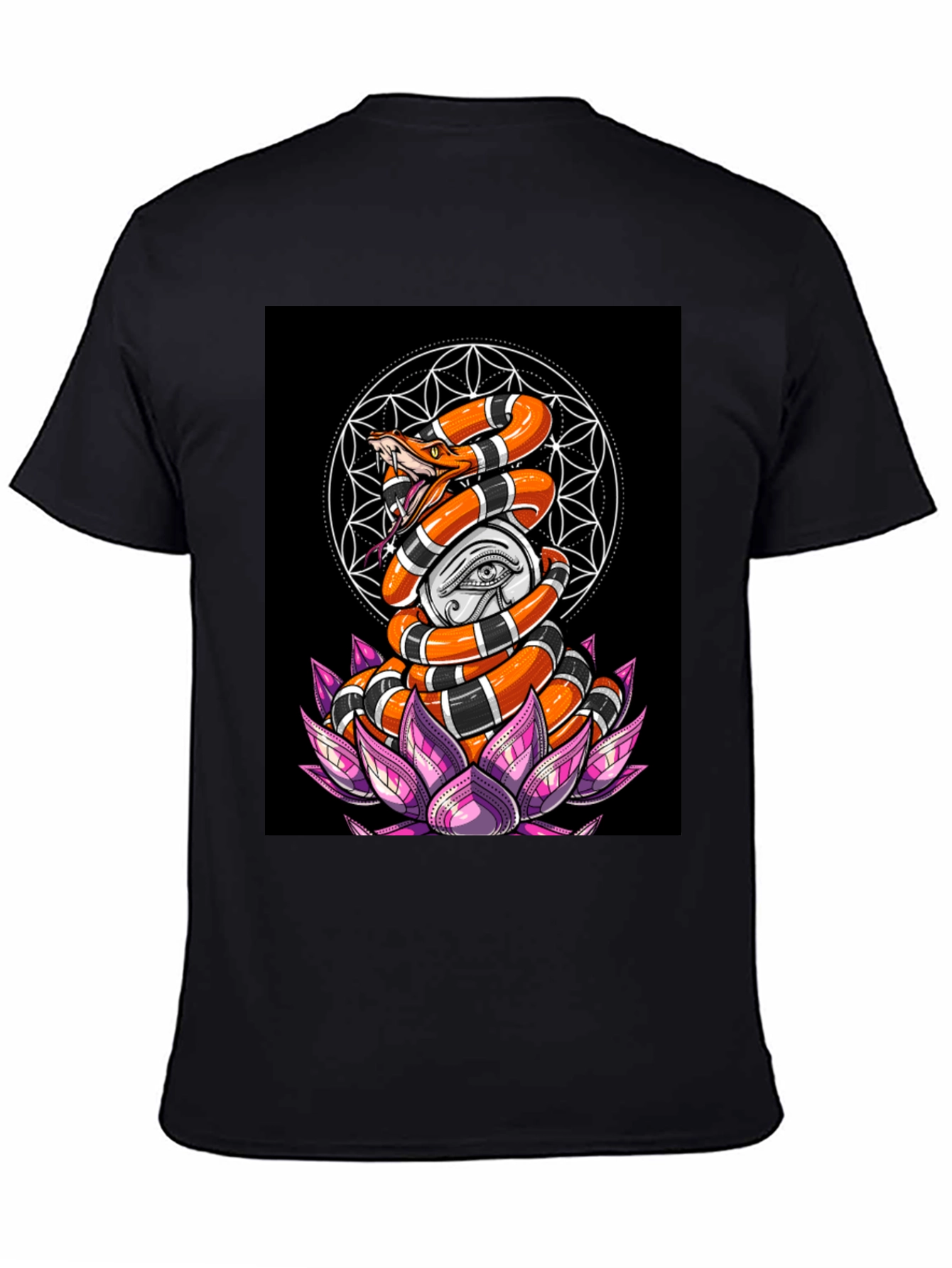Snake & Eye Graphic Tee - Unique Design