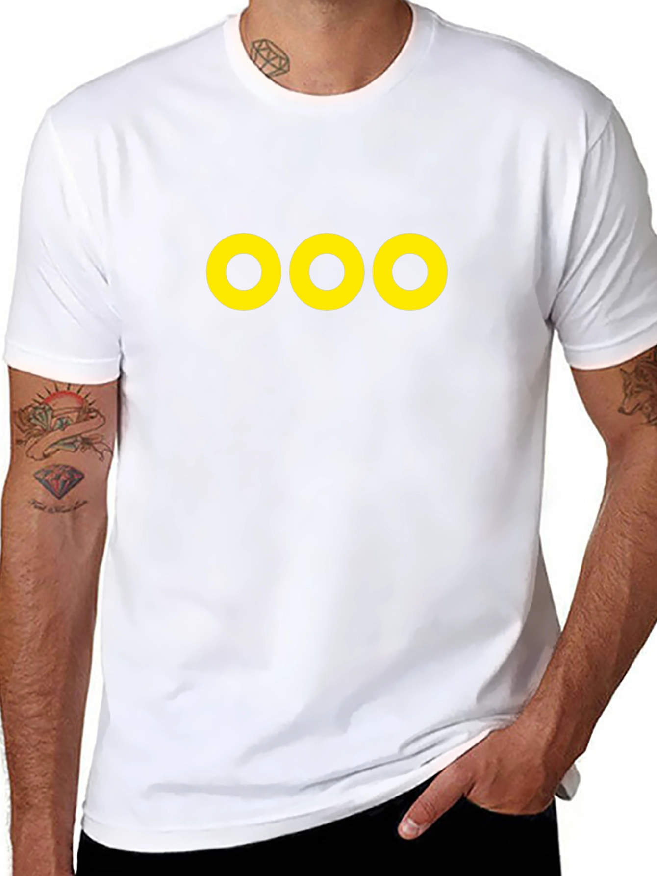 Triple O Graphic Black T-Shirt