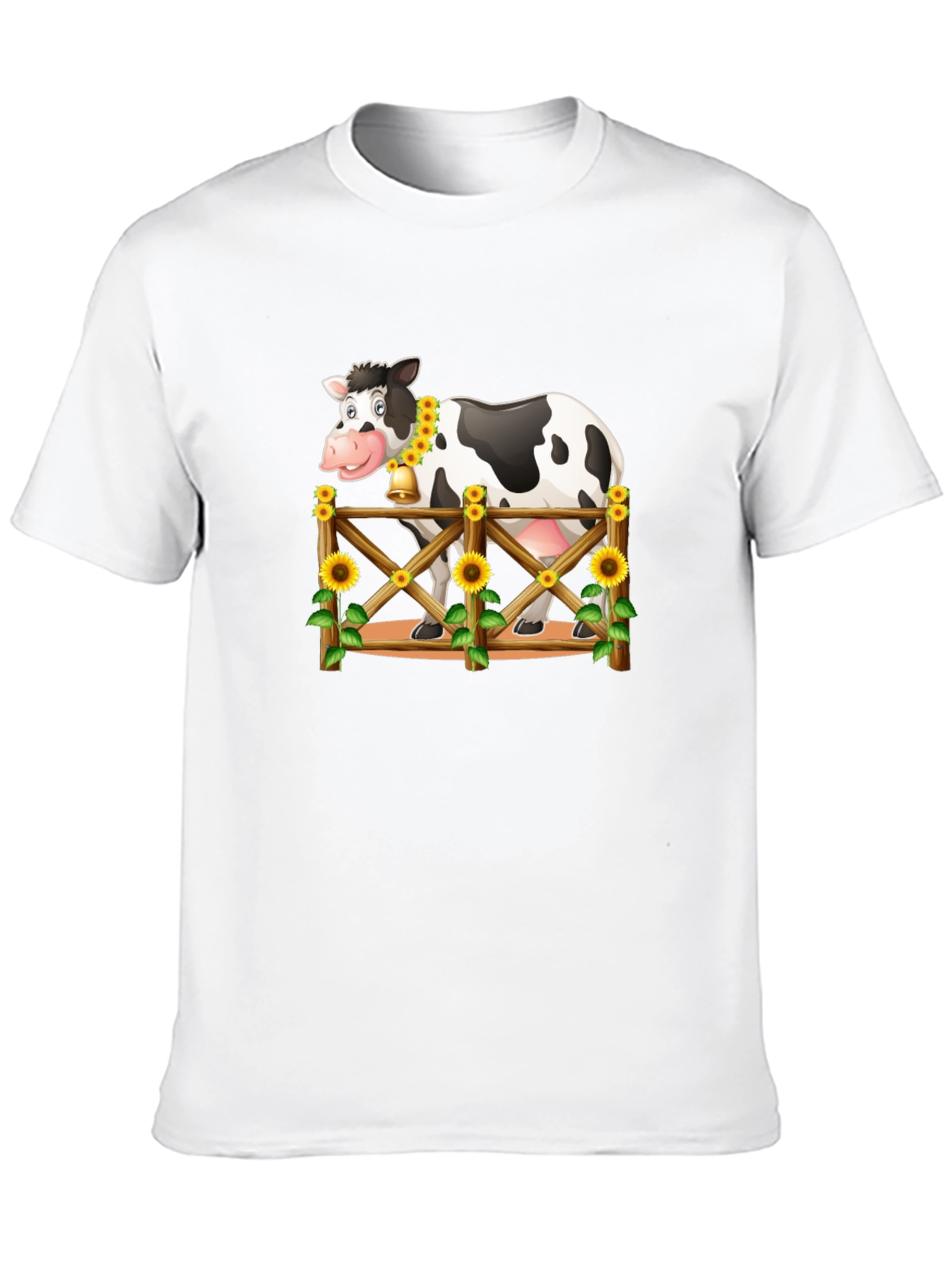 Cow Graphic Tee - Farm Animal T-Shirt