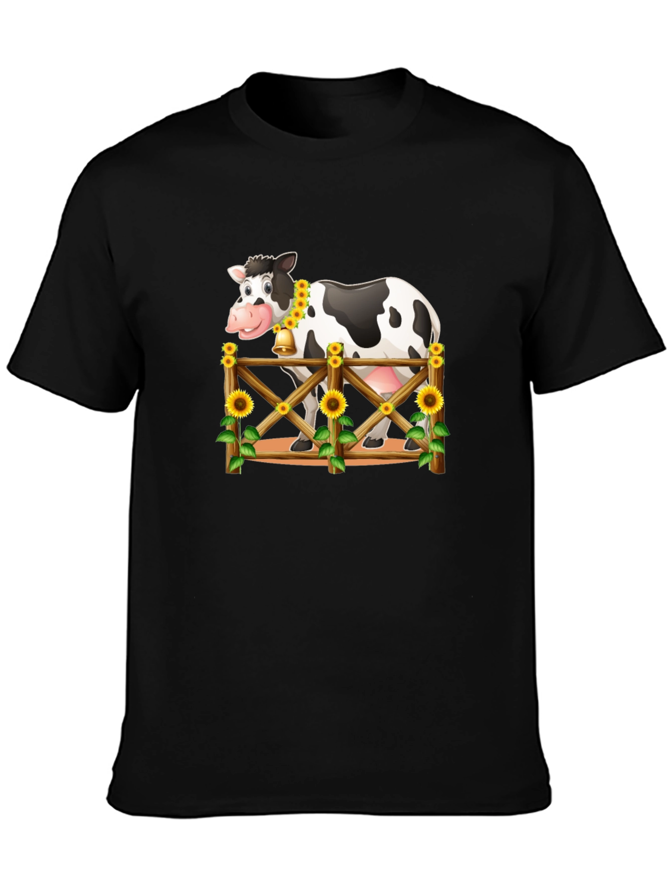 Cow Graphic Tee - Farm Animal T-Shirt