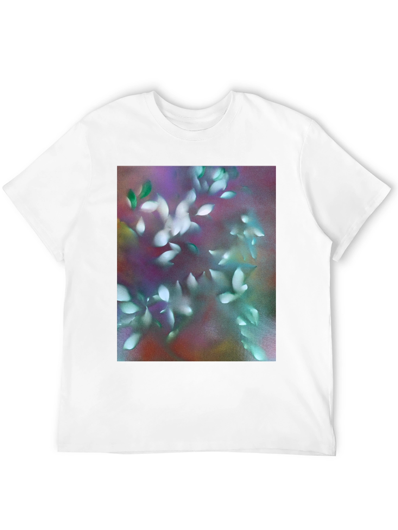 Abstract Floral Graphic Print T-Shirt