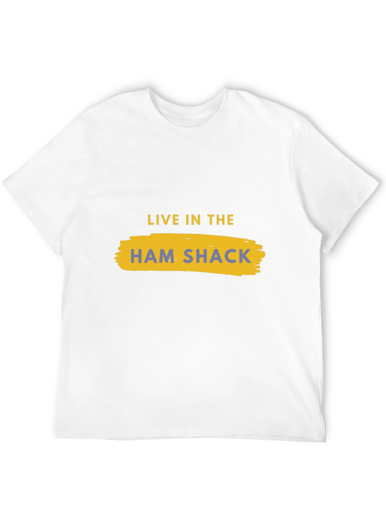 Live in the Ham Shack Black T-Shirt