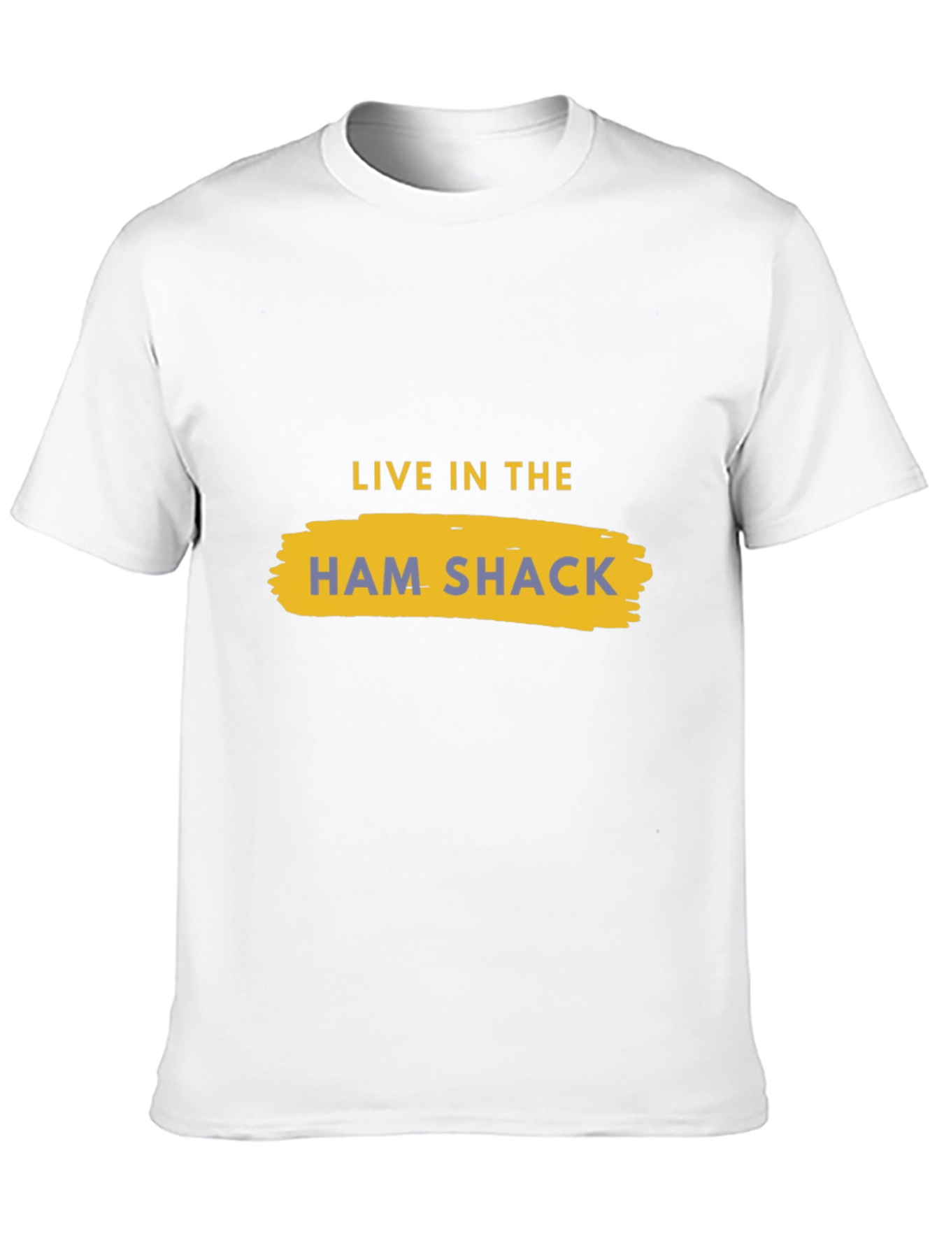 Live in the Ham Shack Black T-Shirt