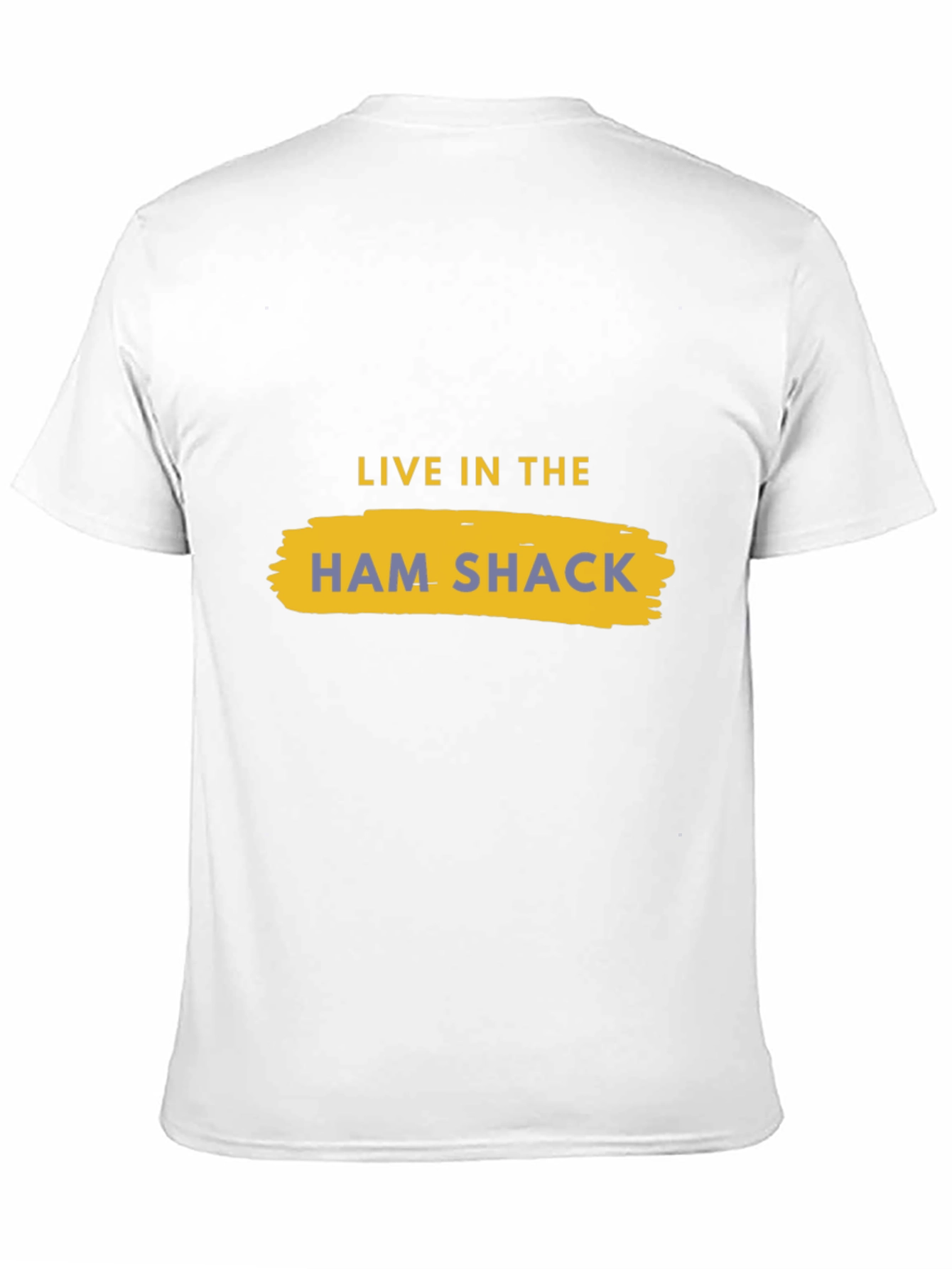 Live in the Ham Shack Black T-Shirt