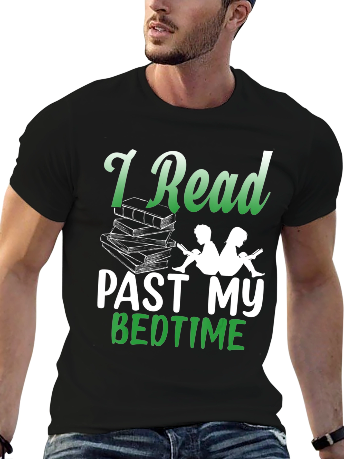 I Read Past My Bedtime Book Lover T-Shirt