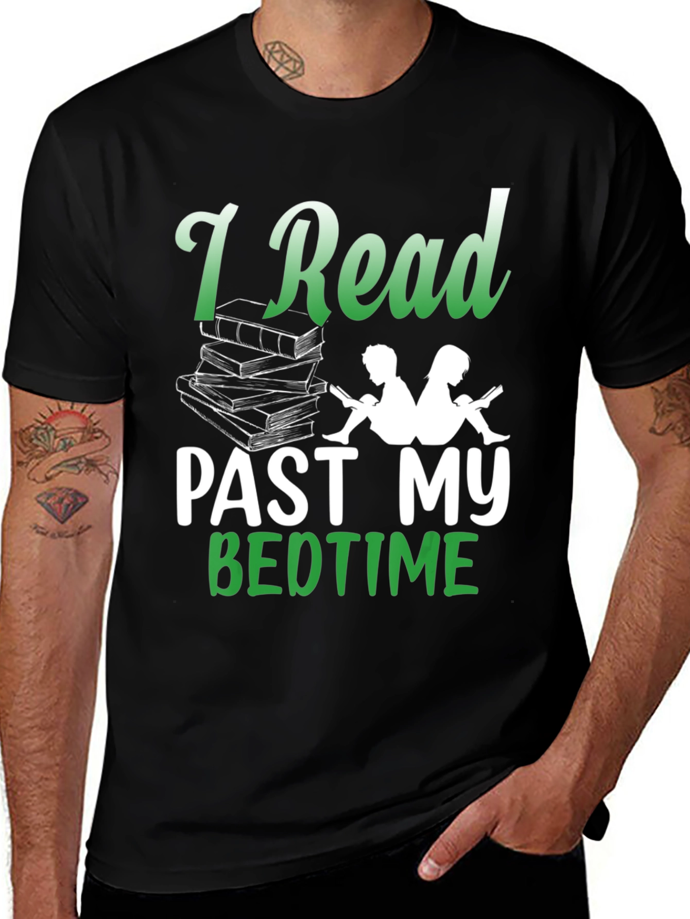 I Read Past My Bedtime Book Lover T-Shirt