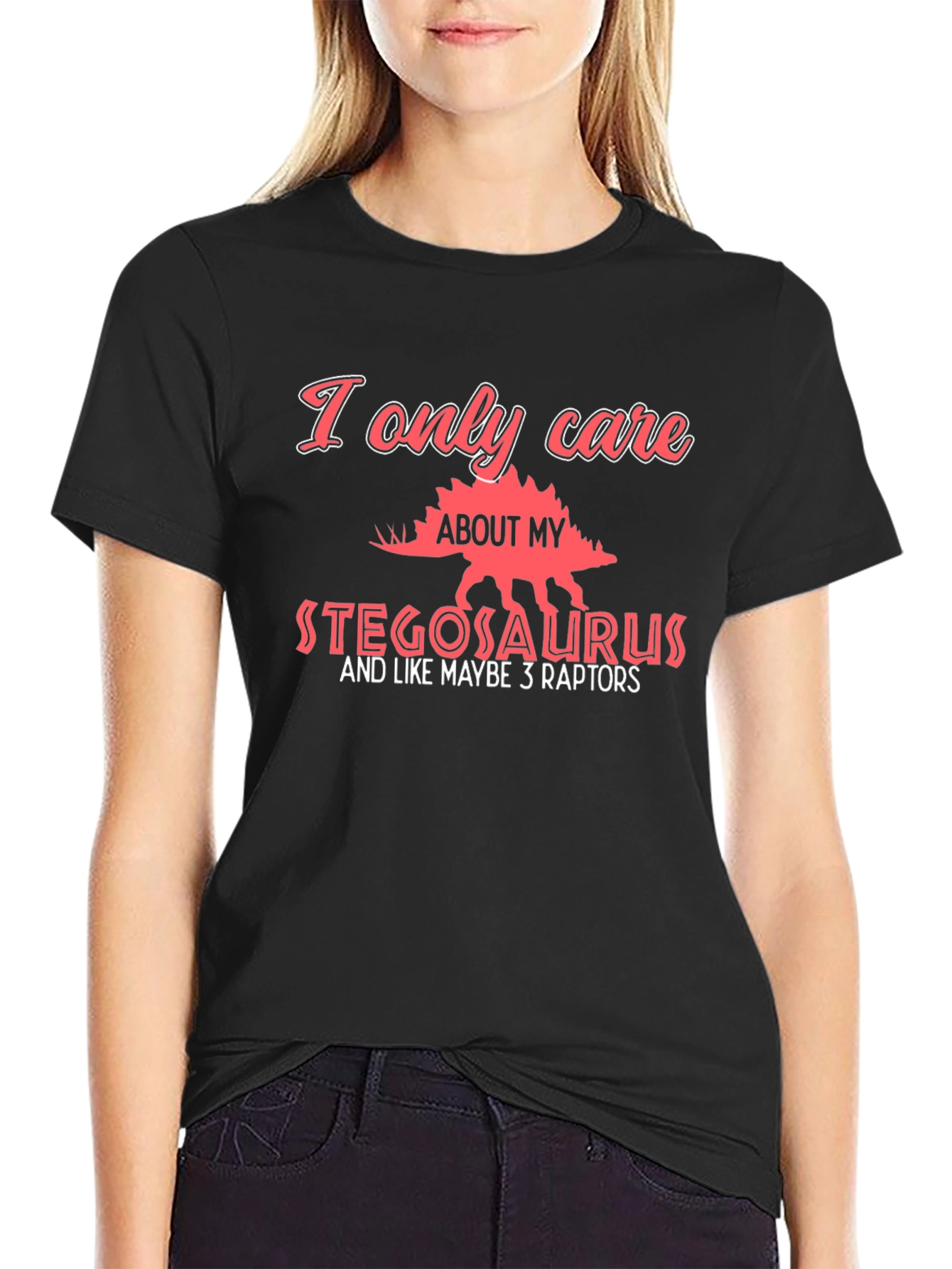 Stegosaurus Lover T-Shirt - Dinosaur Fan Tee