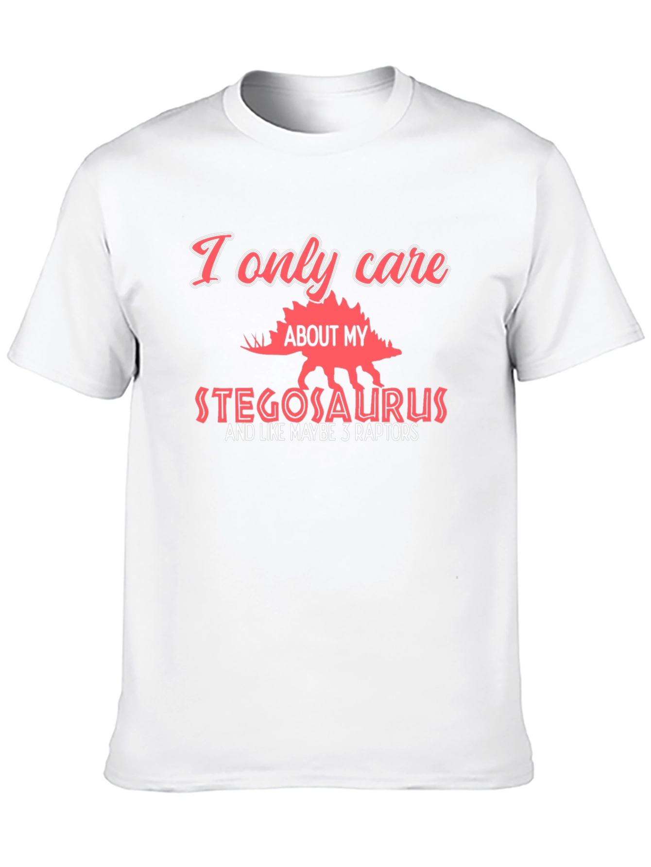 Stegosaurus Lover T-Shirt - Dinosaur Fan Tee