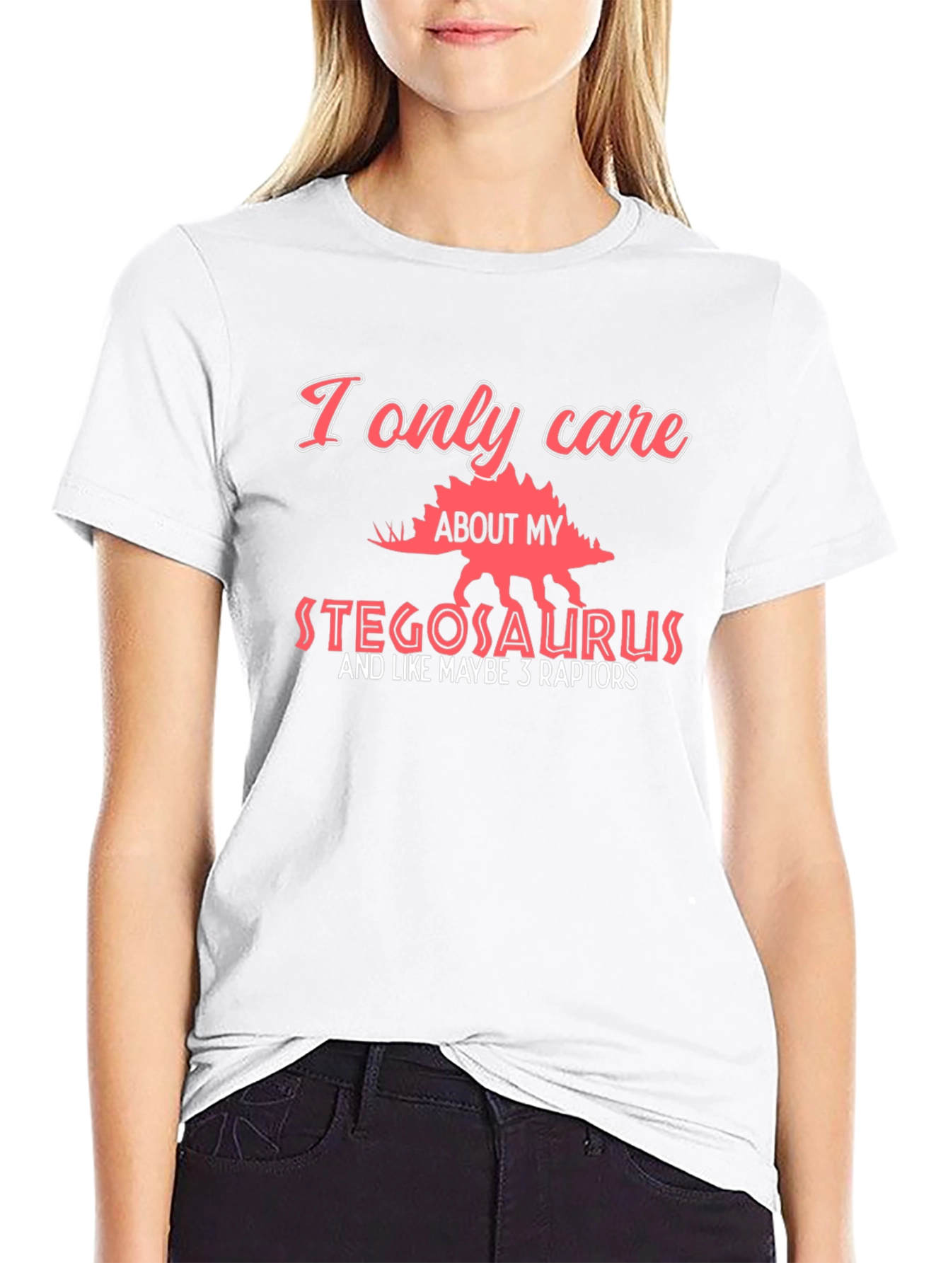 Stegosaurus Lover T-Shirt - Dinosaur Fan Tee