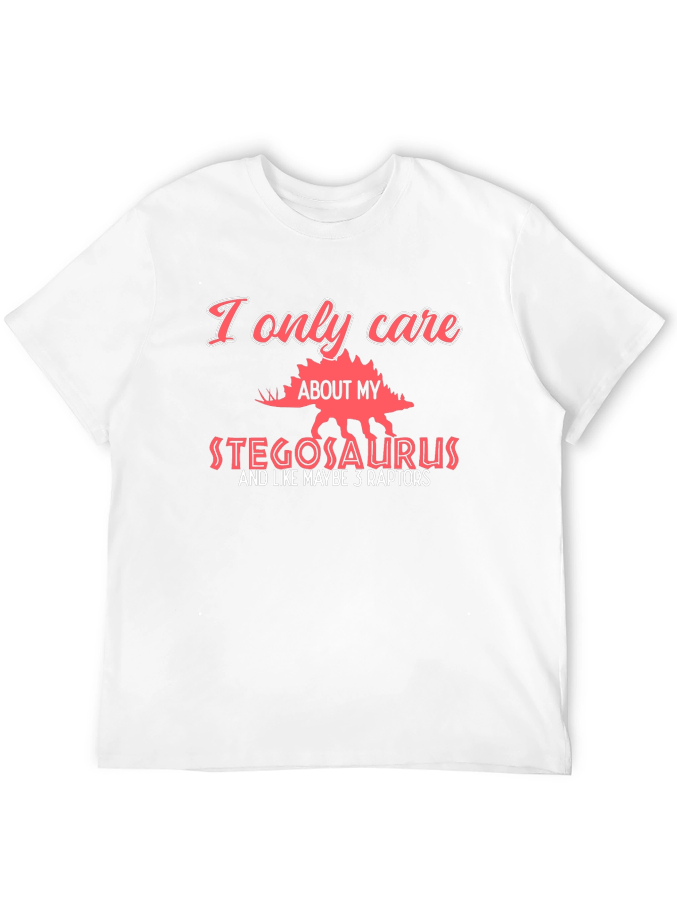 Stegosaurus Lover T-Shirt - Dinosaur Fan Tee