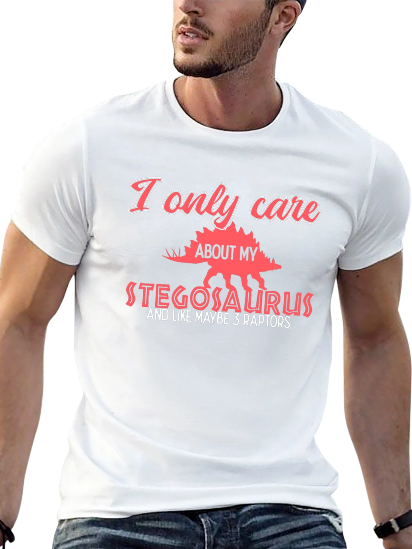 Stegosaurus Lover T-Shirt - Dinosaur Fan Tee
