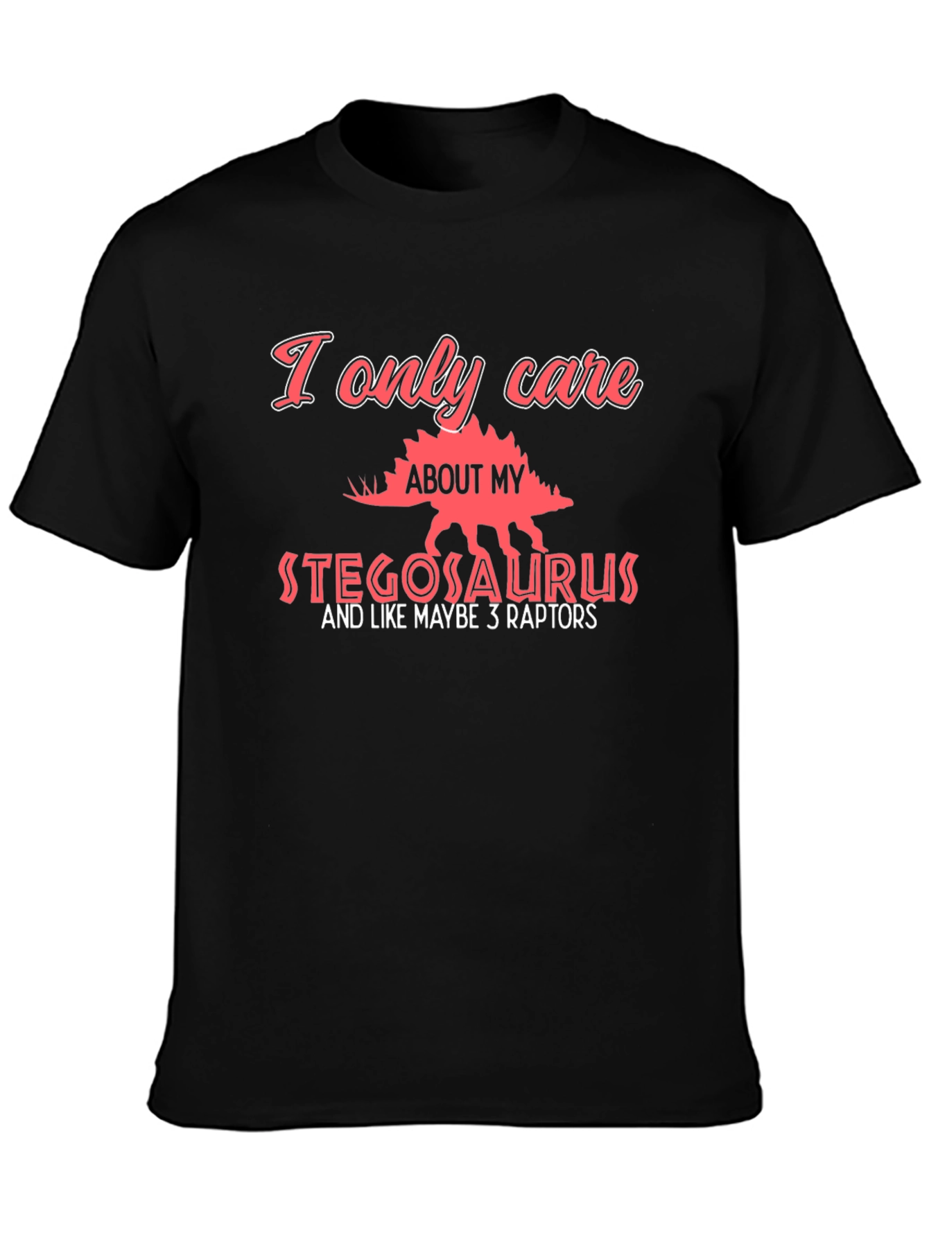 Stegosaurus Lover T-Shirt - Dinosaur Fan Tee