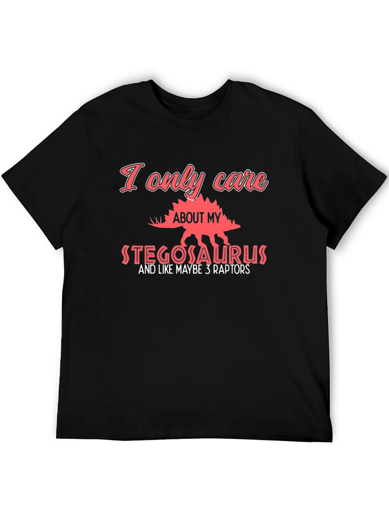 Stegosaurus Lover T-Shirt - Dinosaur Fan Tee