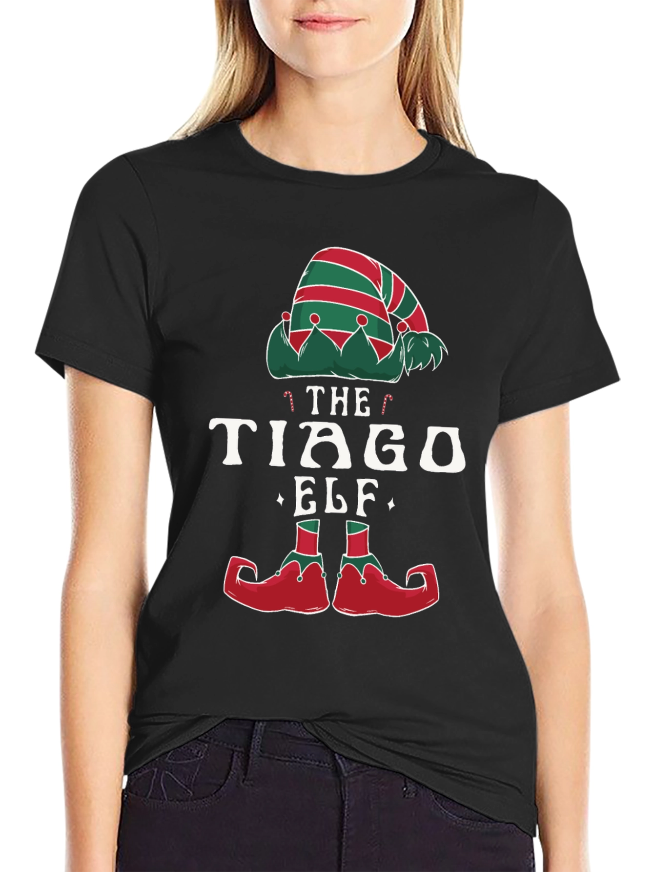 The Tiago Elf Matching Family Christmas T-Shirt