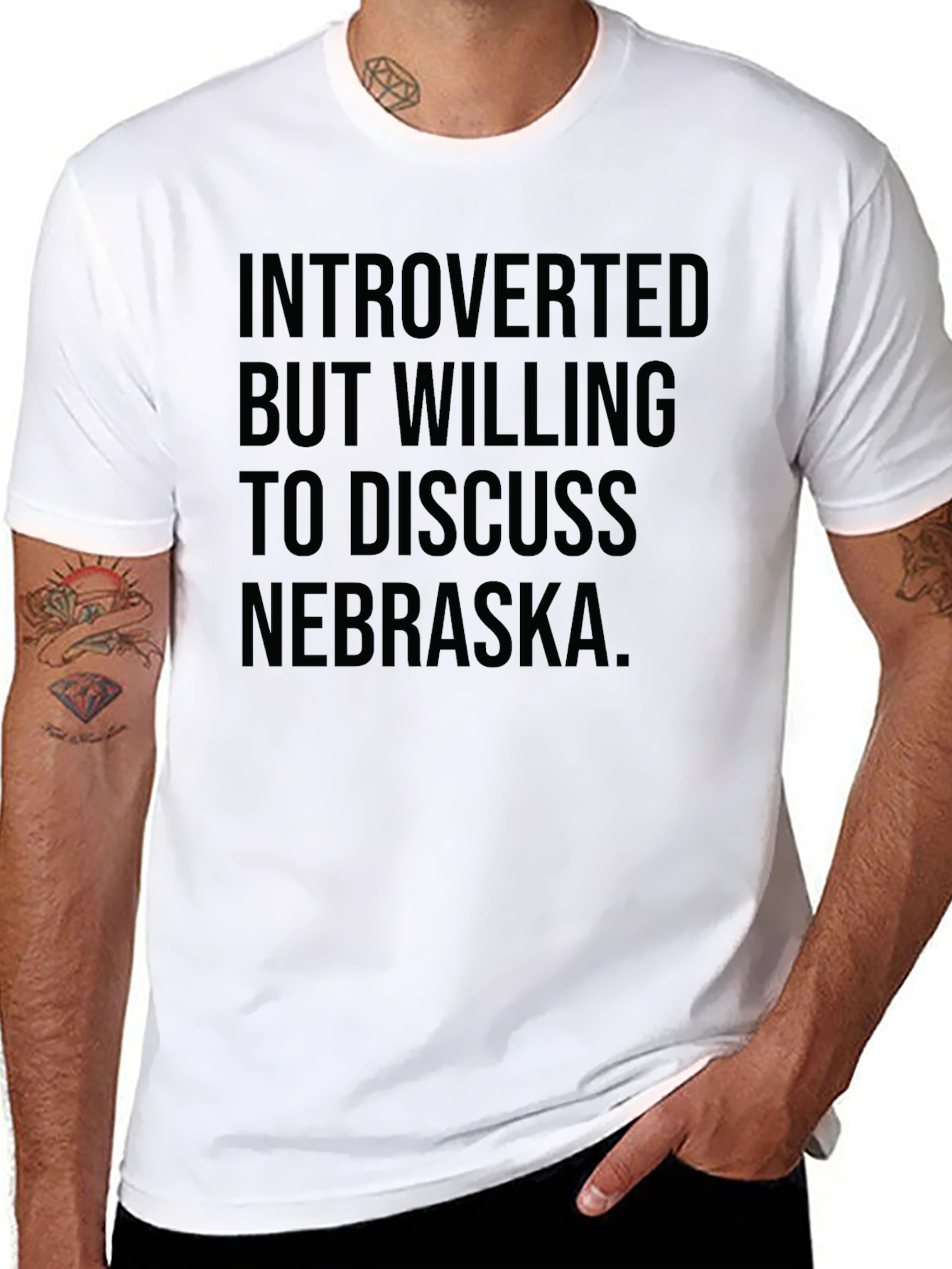Introverted Nebraska Fan T-Shirt