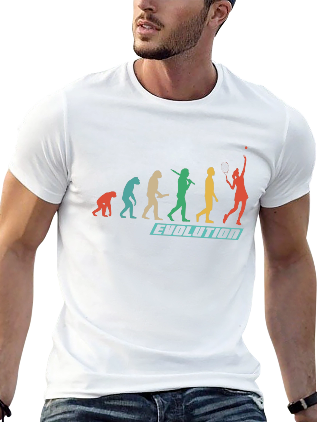 Tennis Evolution Graphic T-Shirt