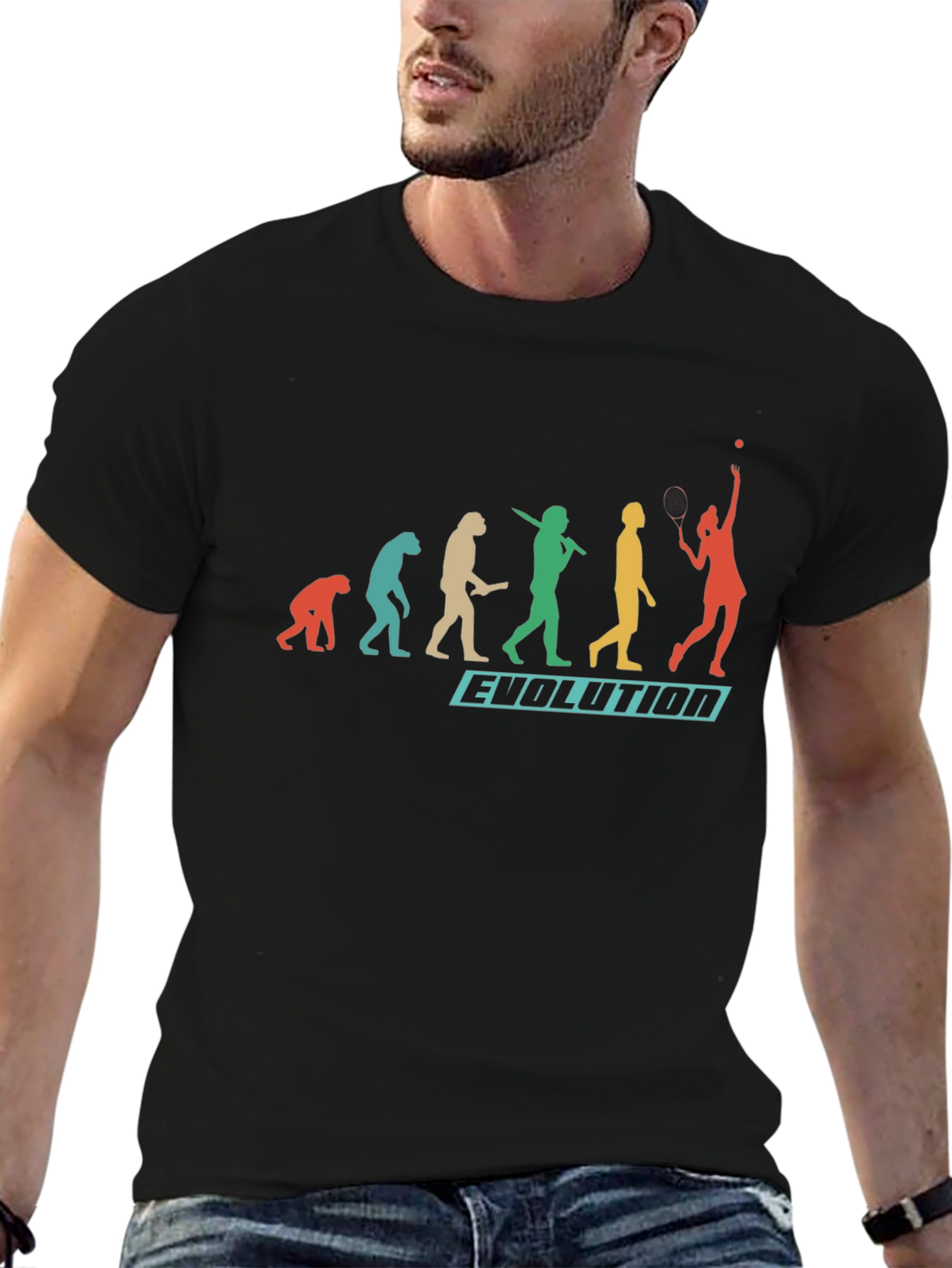 Tennis Evolution Graphic T-Shirt