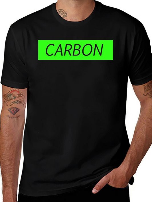Carbon T-Shirt - Black with Green Graphic