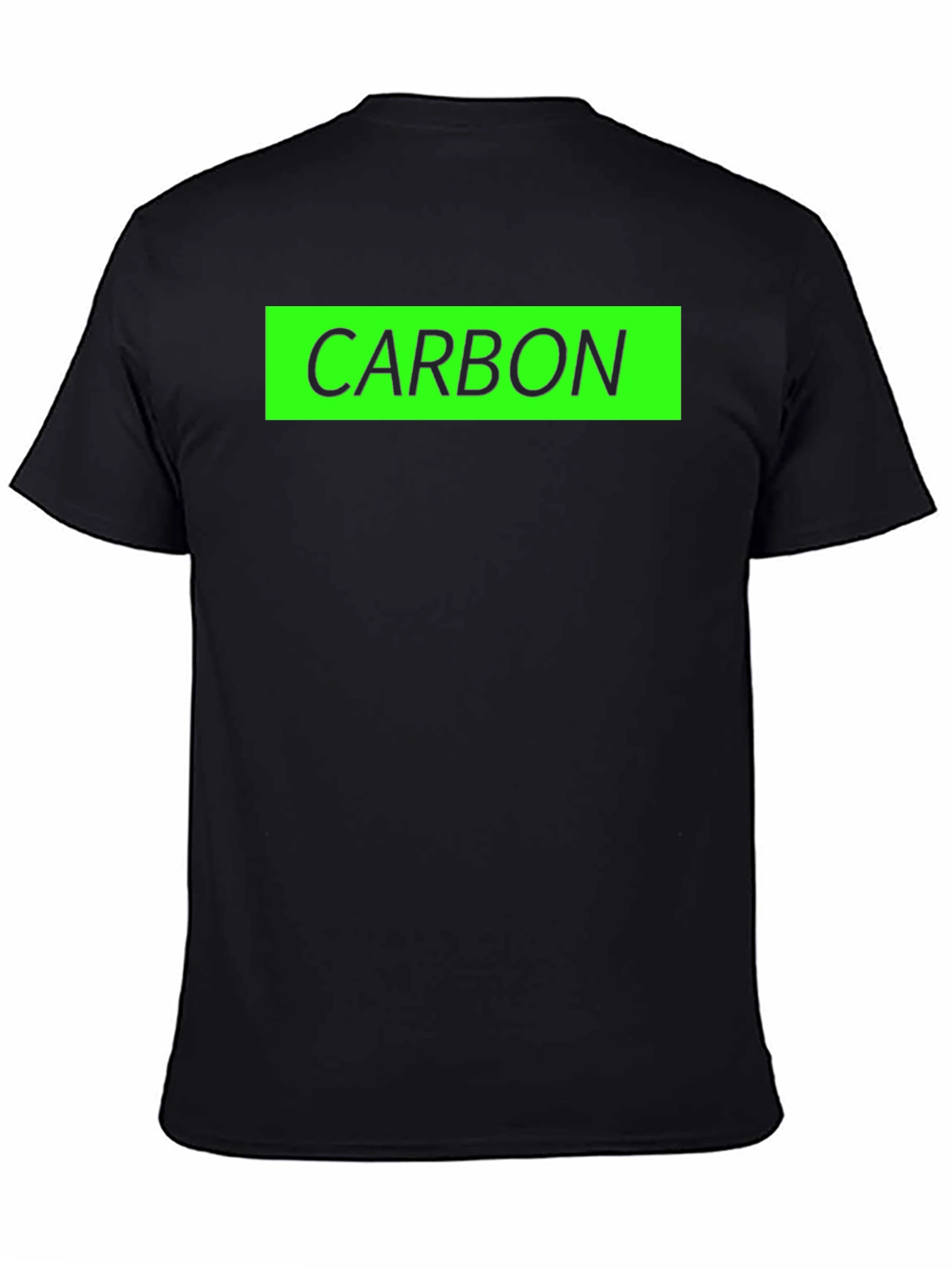 Carbon T-Shirt - Black with Green Graphic
