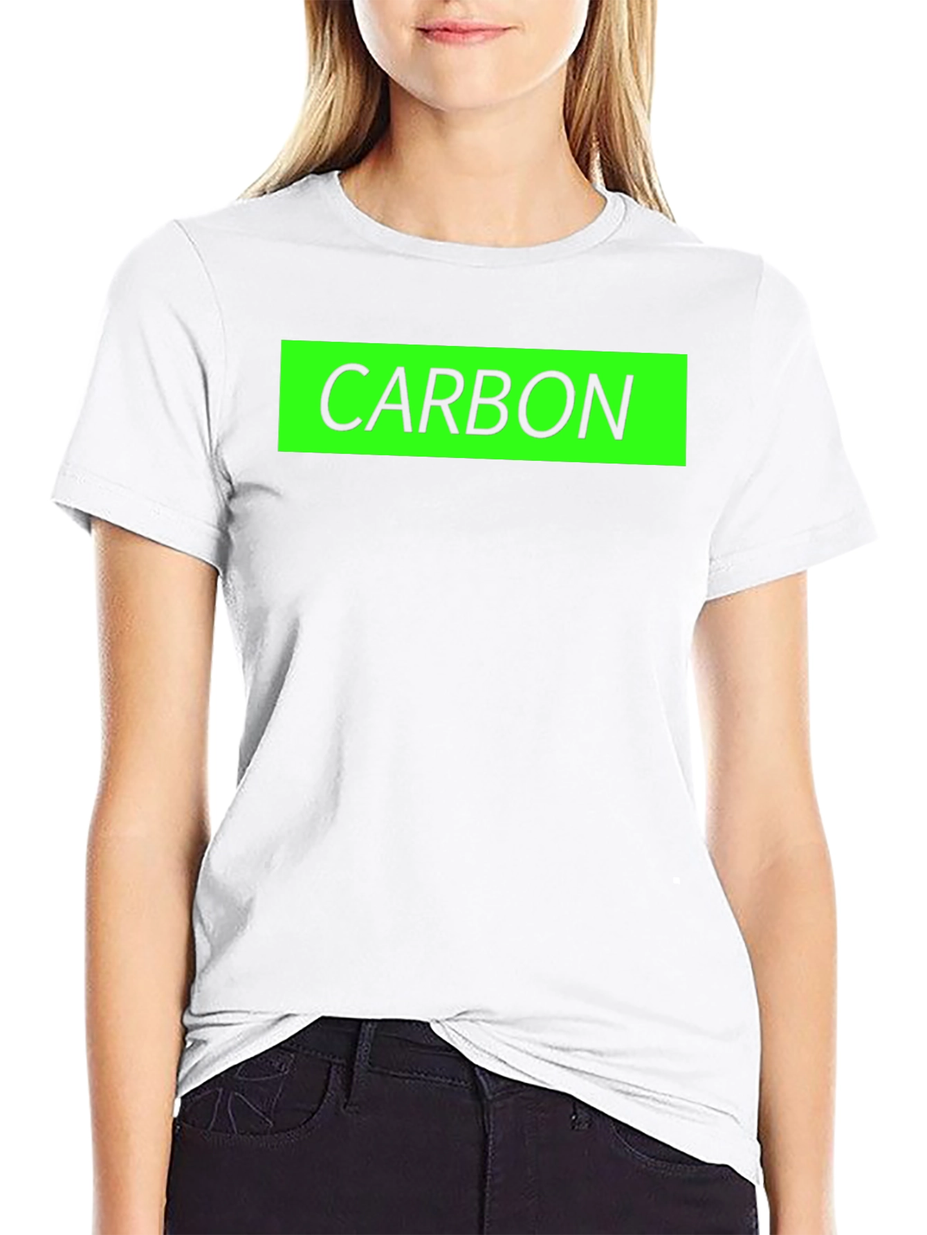 Carbon T-Shirt - Black with Green Graphic