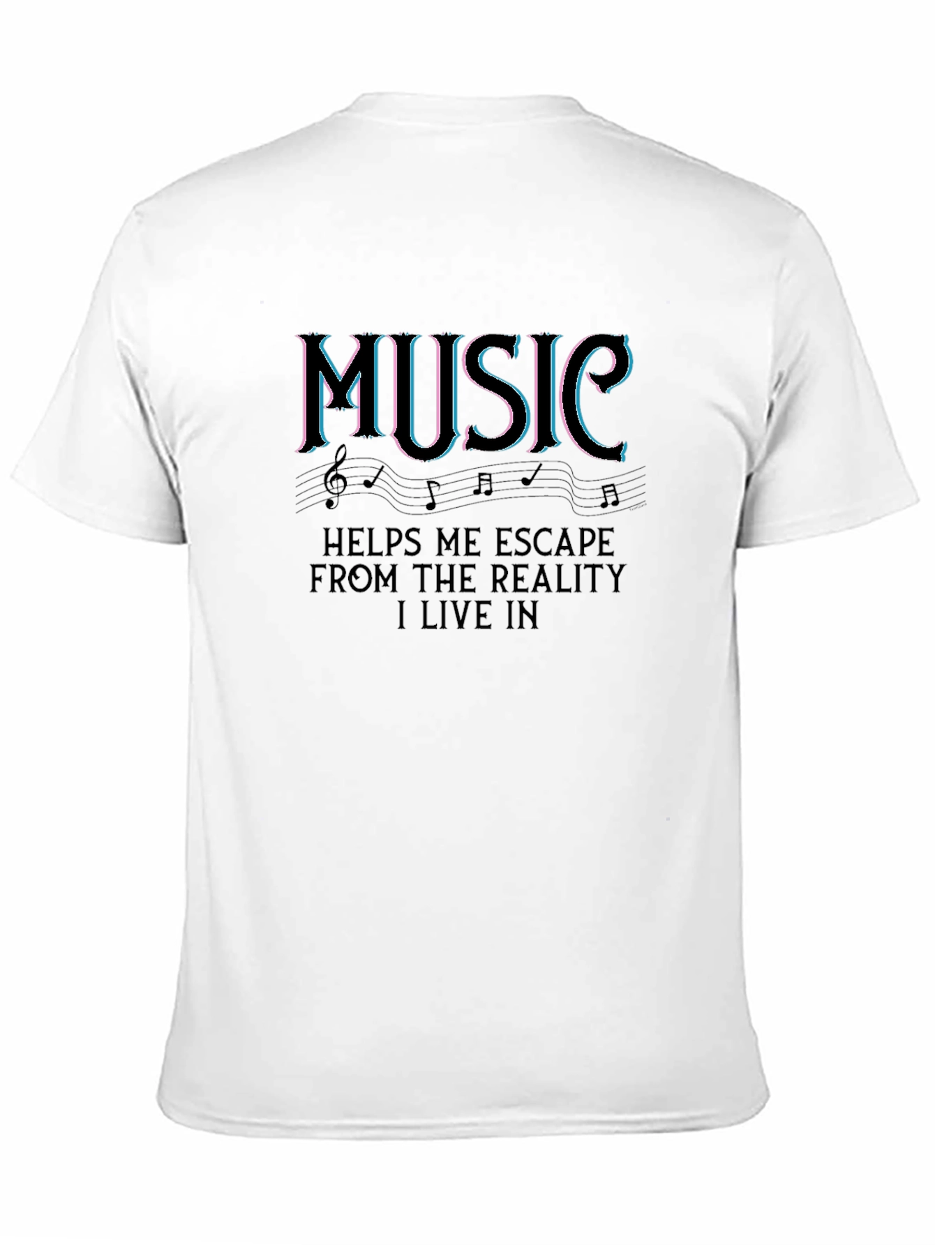 Music Escape Black T-Shirt