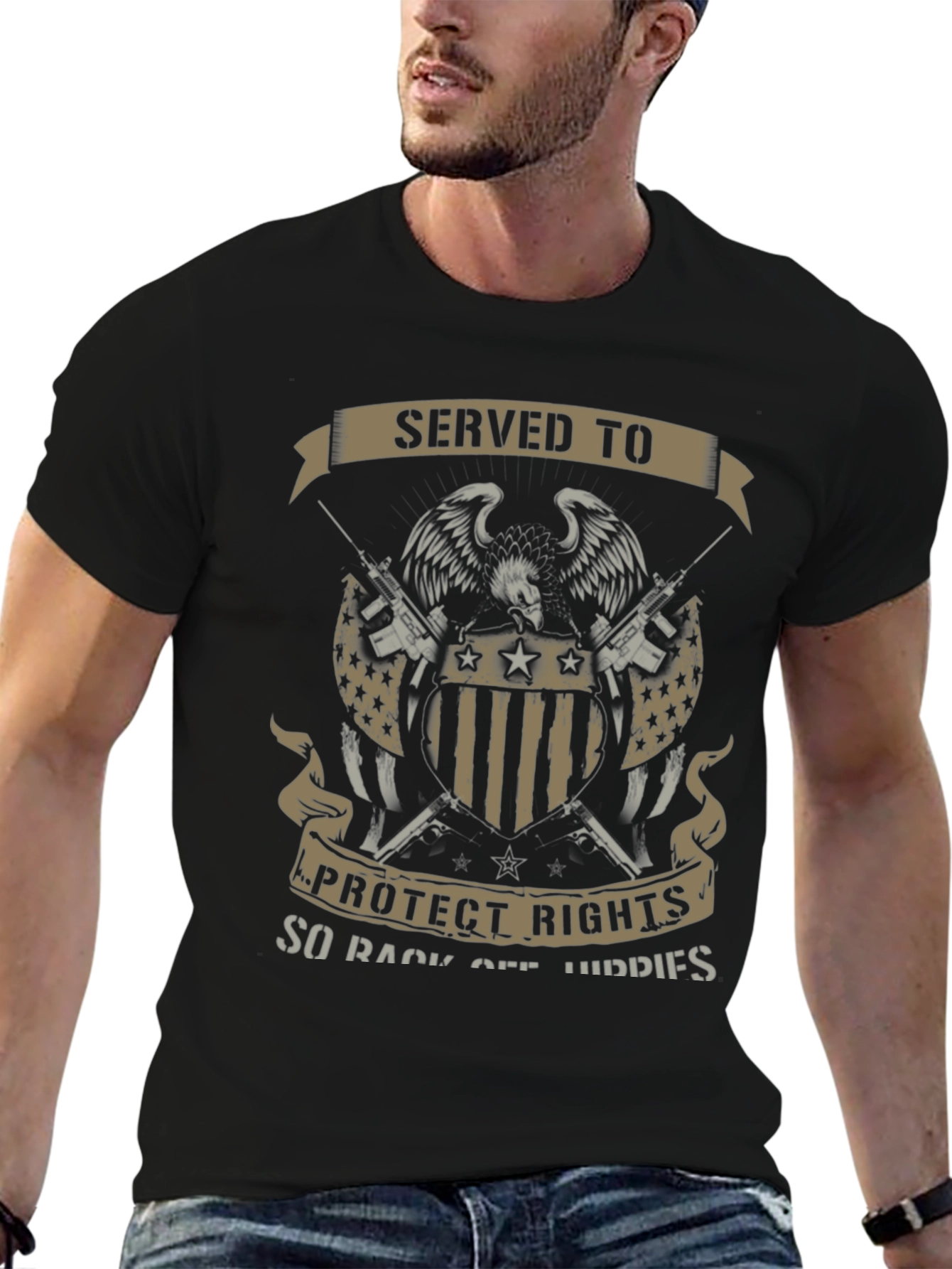 Served to Protect Rights Graphic Tee