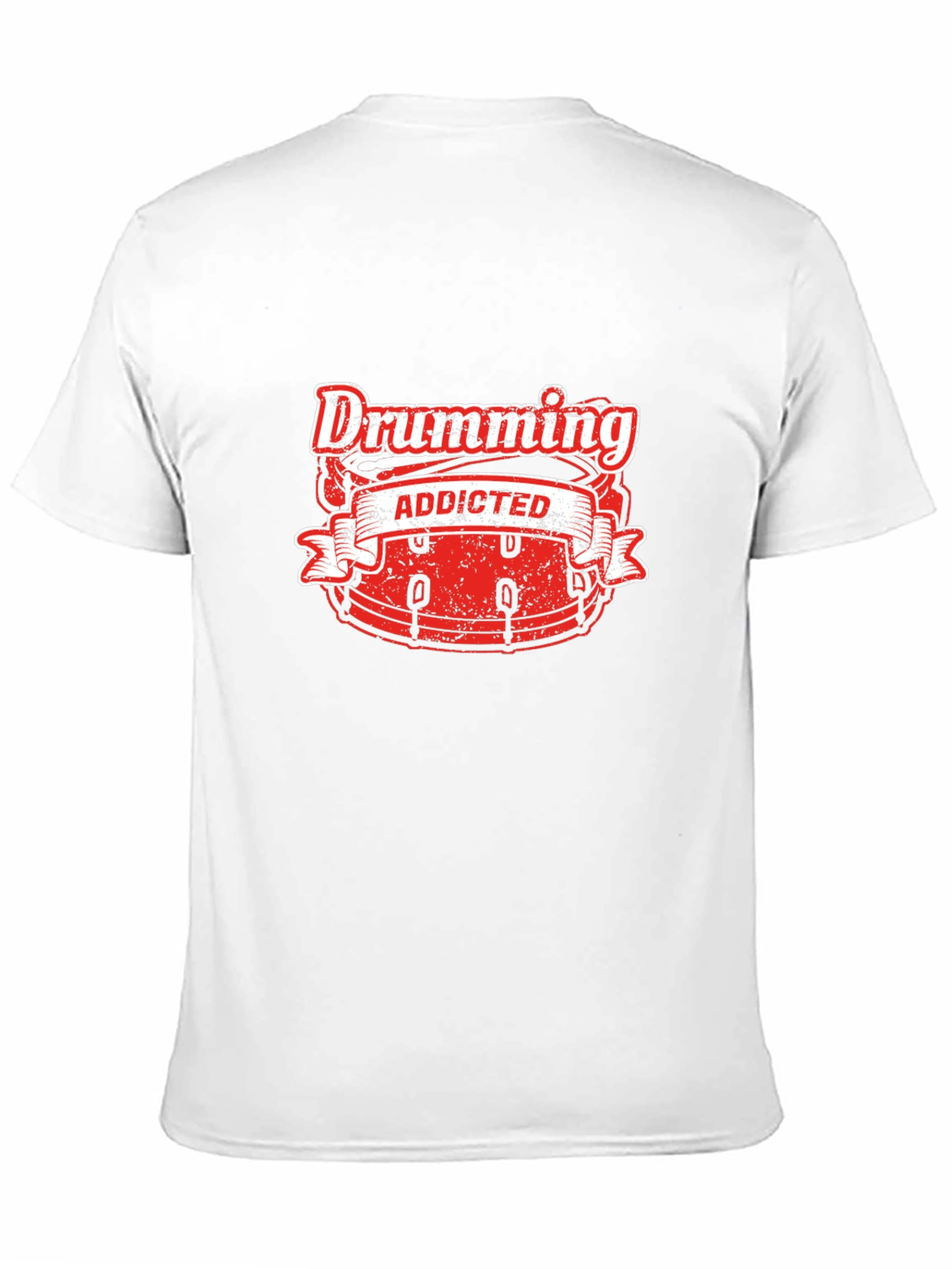 Drumming Addicted Black T-Shirt