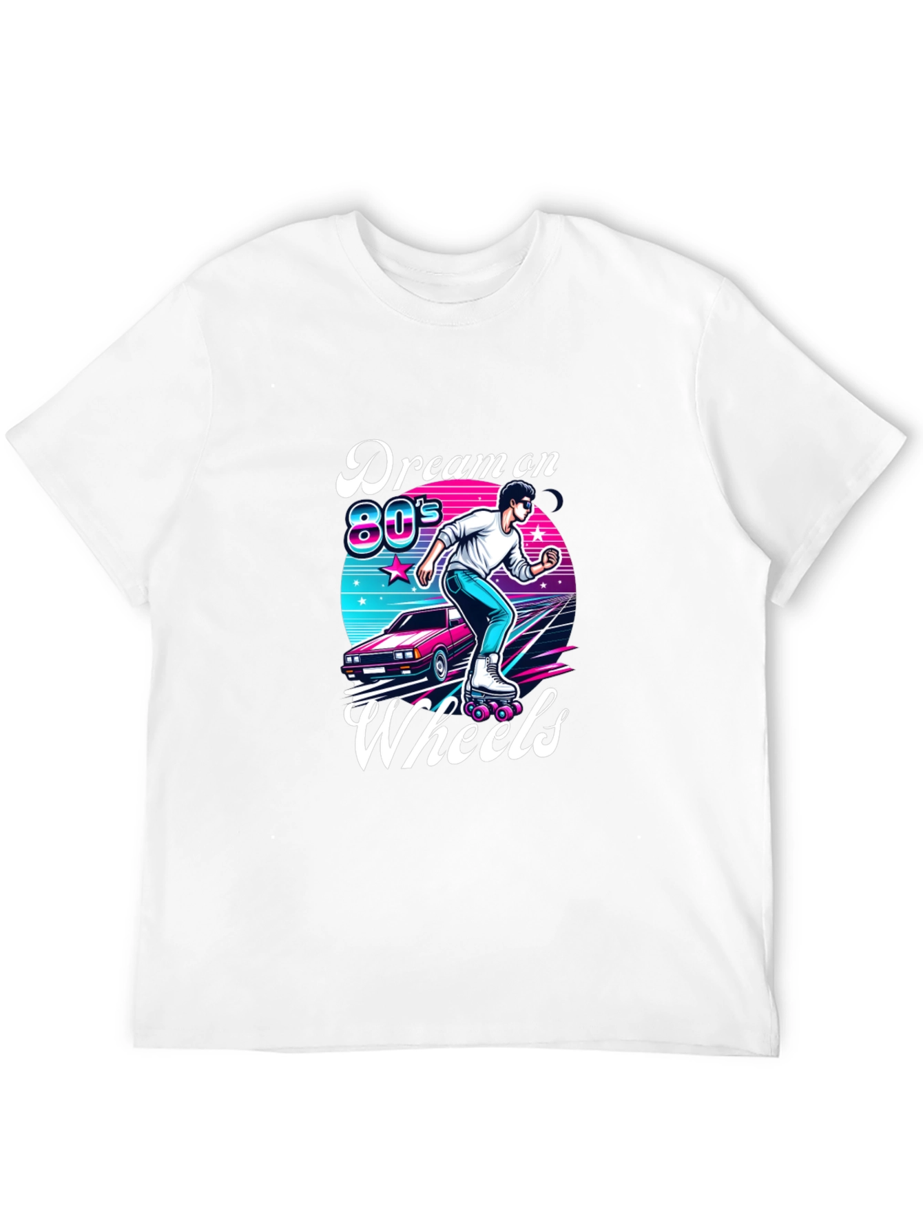 Retro 80s Roller Skating T-Shirt