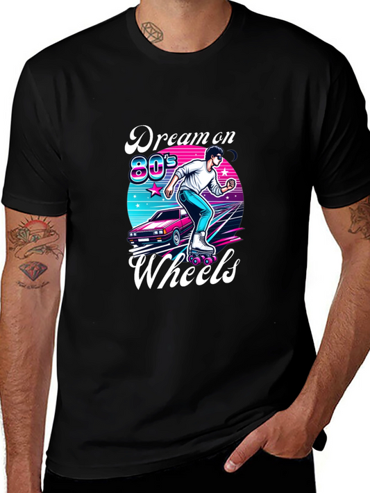 Retro 80s Roller Skating T-Shirt
