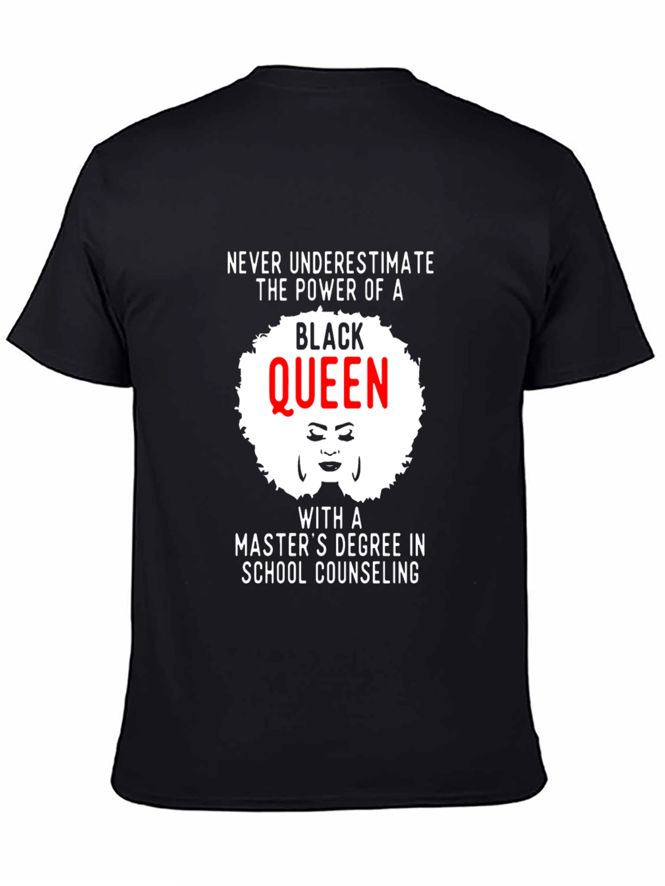 Black Queen Masters Degree T-Shirt