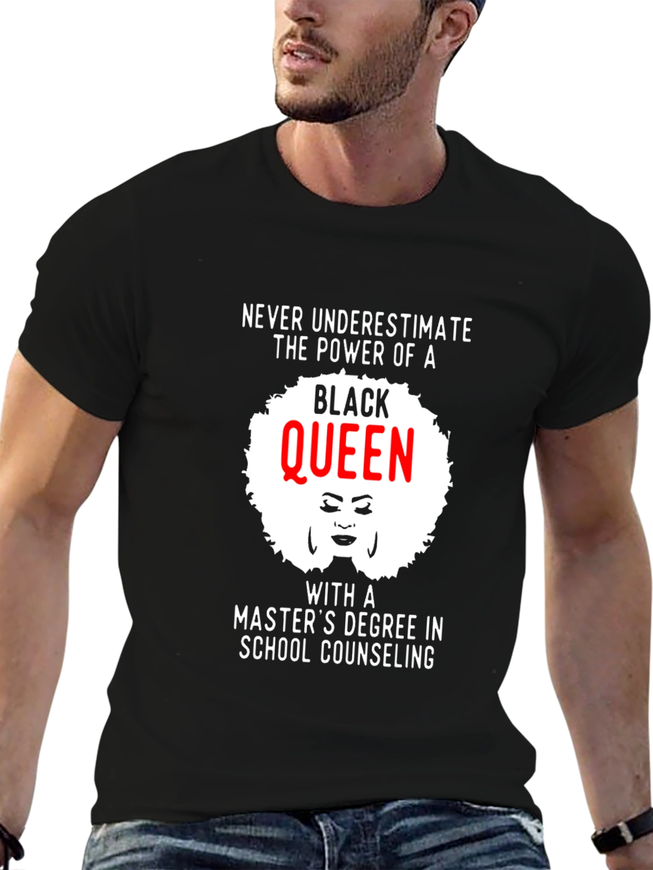 Black Queen Masters Degree T-Shirt