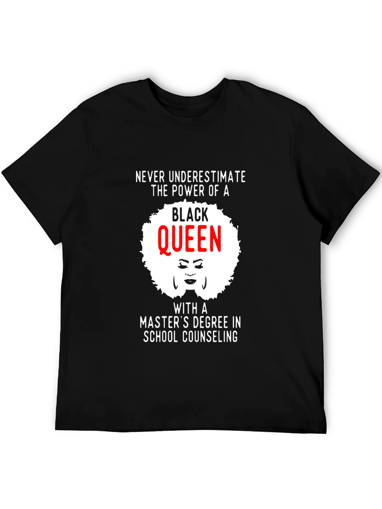 Black Queen Masters Degree T-Shirt