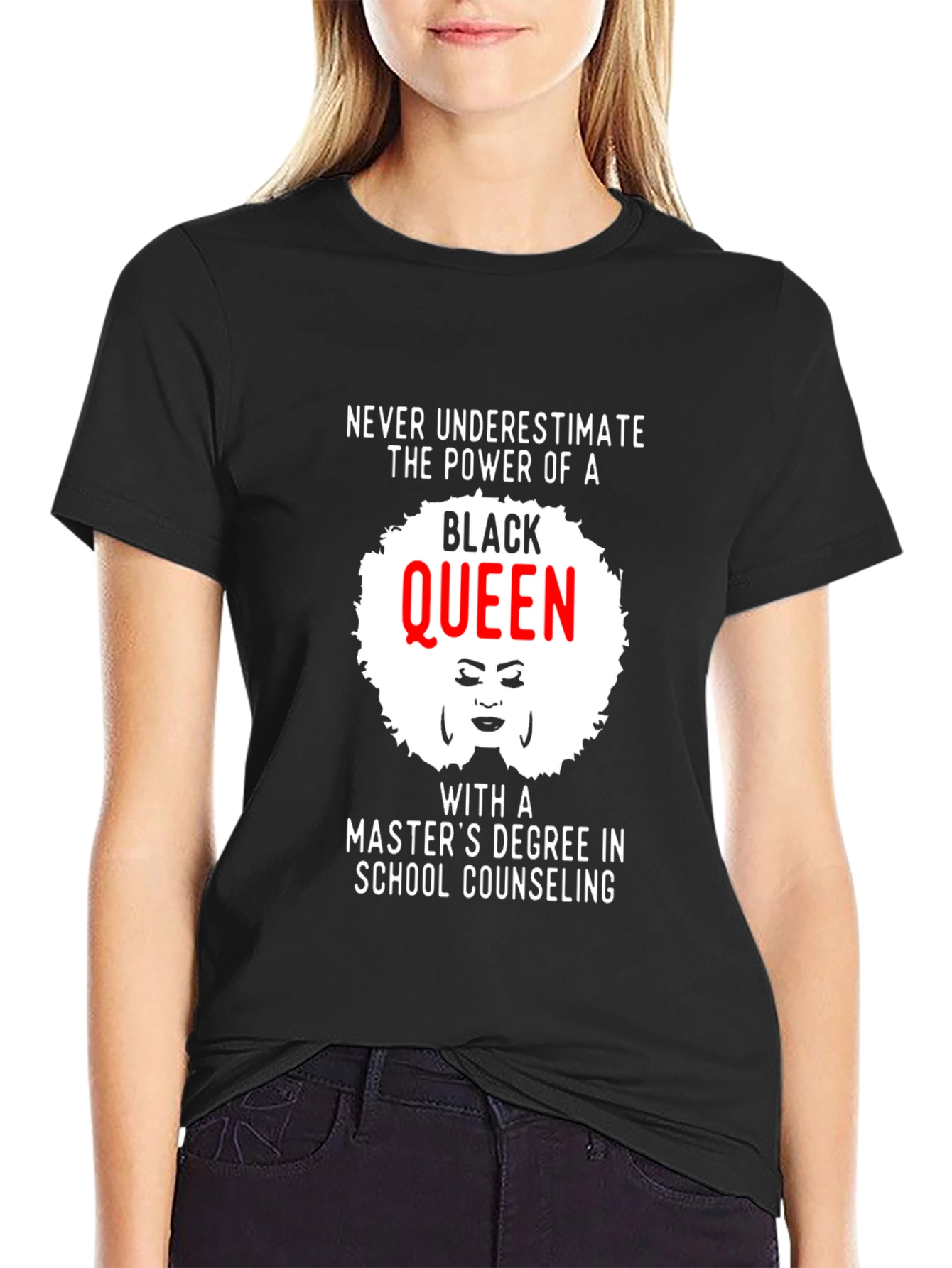 Black Queen Masters Degree T-Shirt