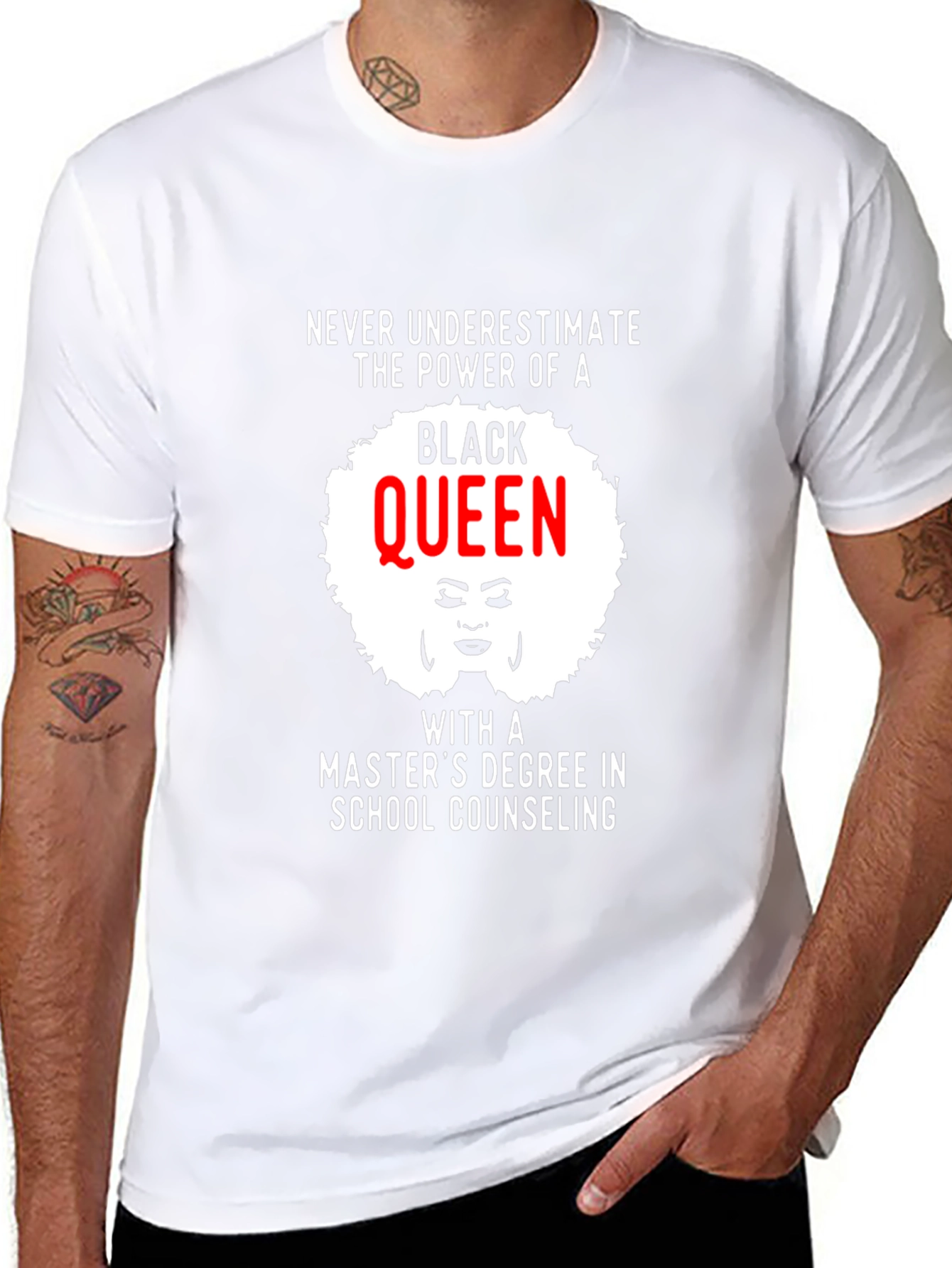 Black Queen Masters Degree T-Shirt