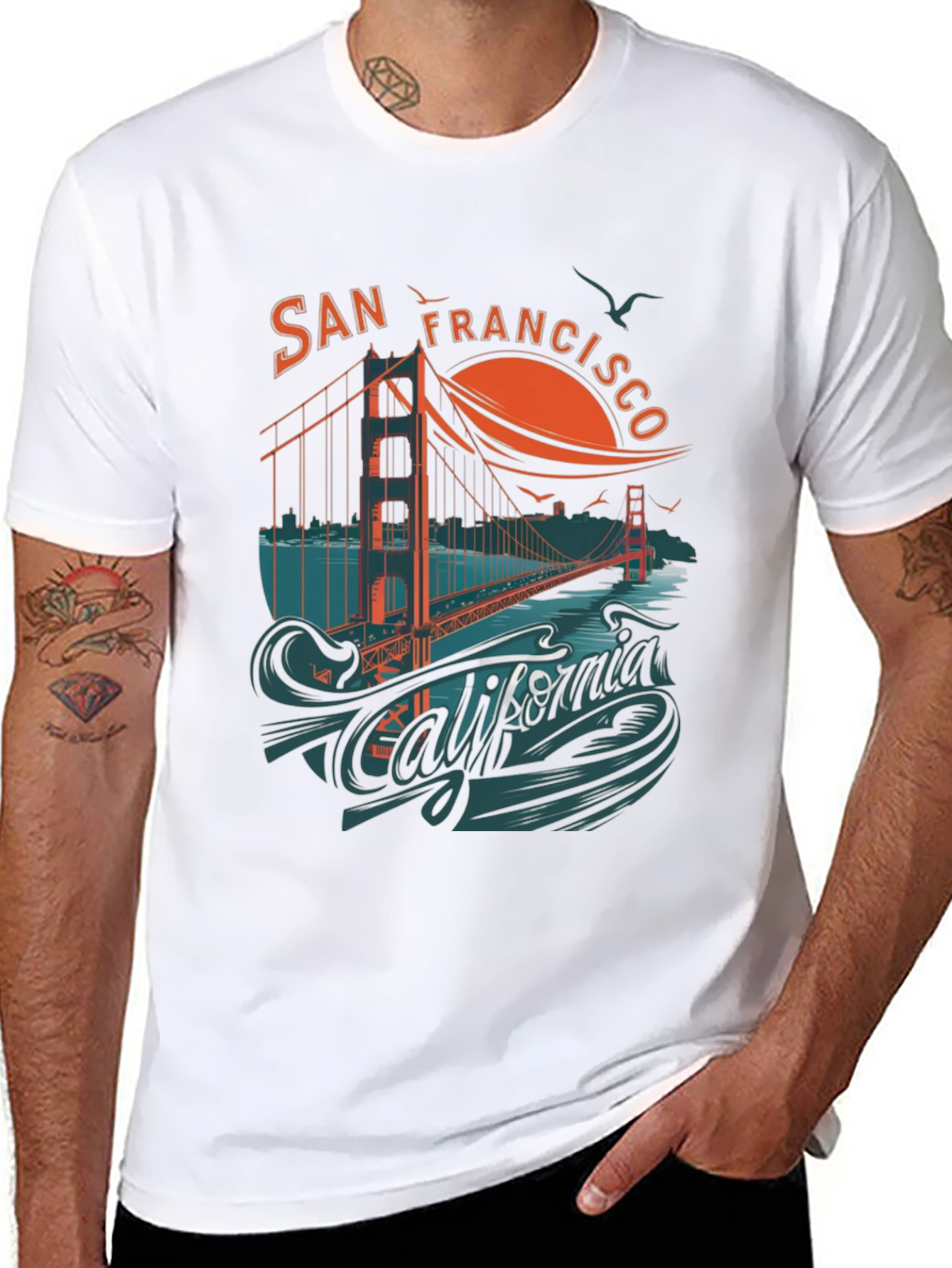 San Francisco California Graphic T-Shirt