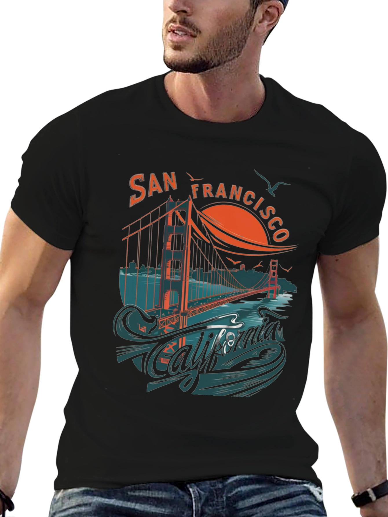 San Francisco California Graphic T-Shirt
